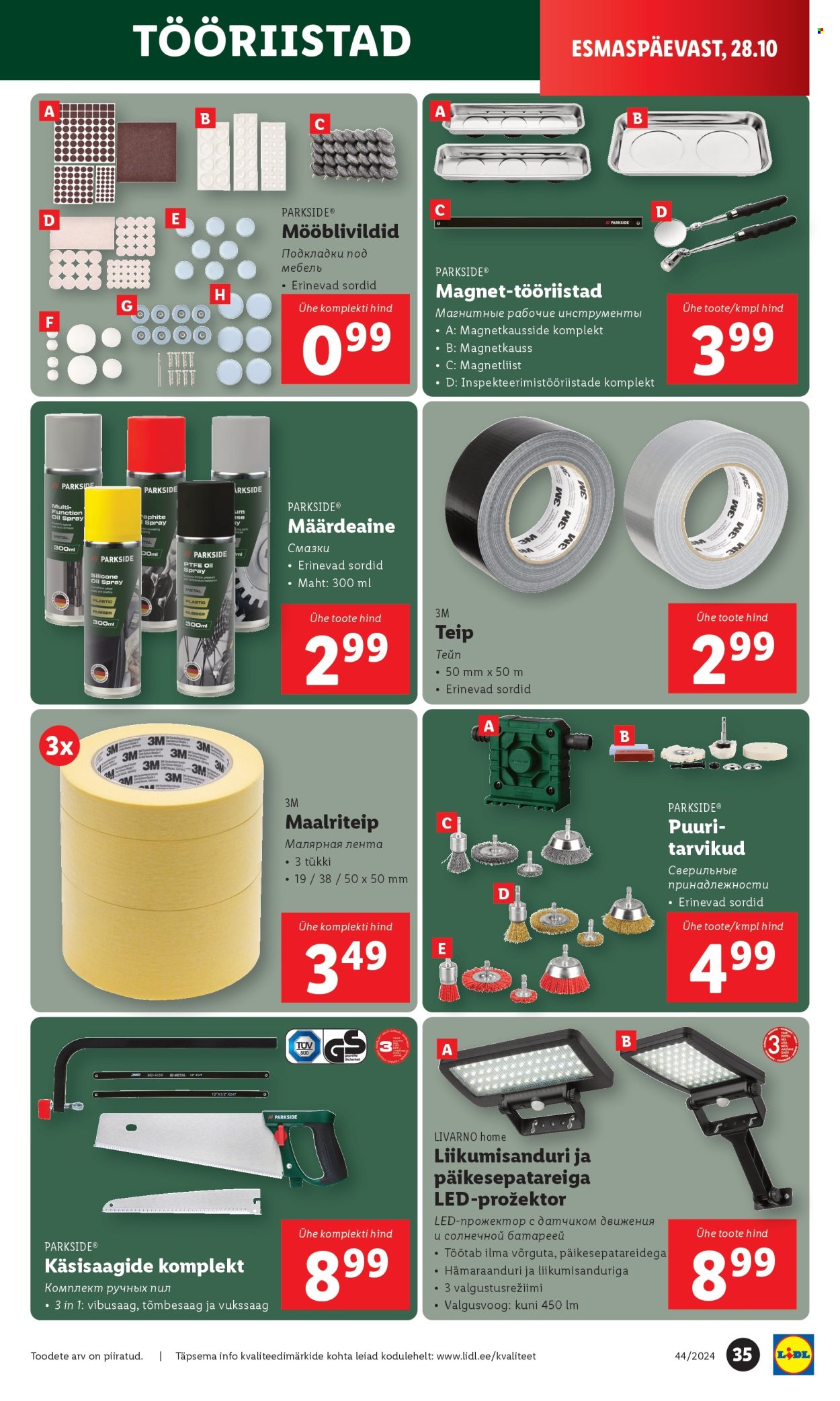 lidl - Lidl kliendileht - Tööstuskaupade pakkumised (28.10 - 3.11.2024) - page: 2