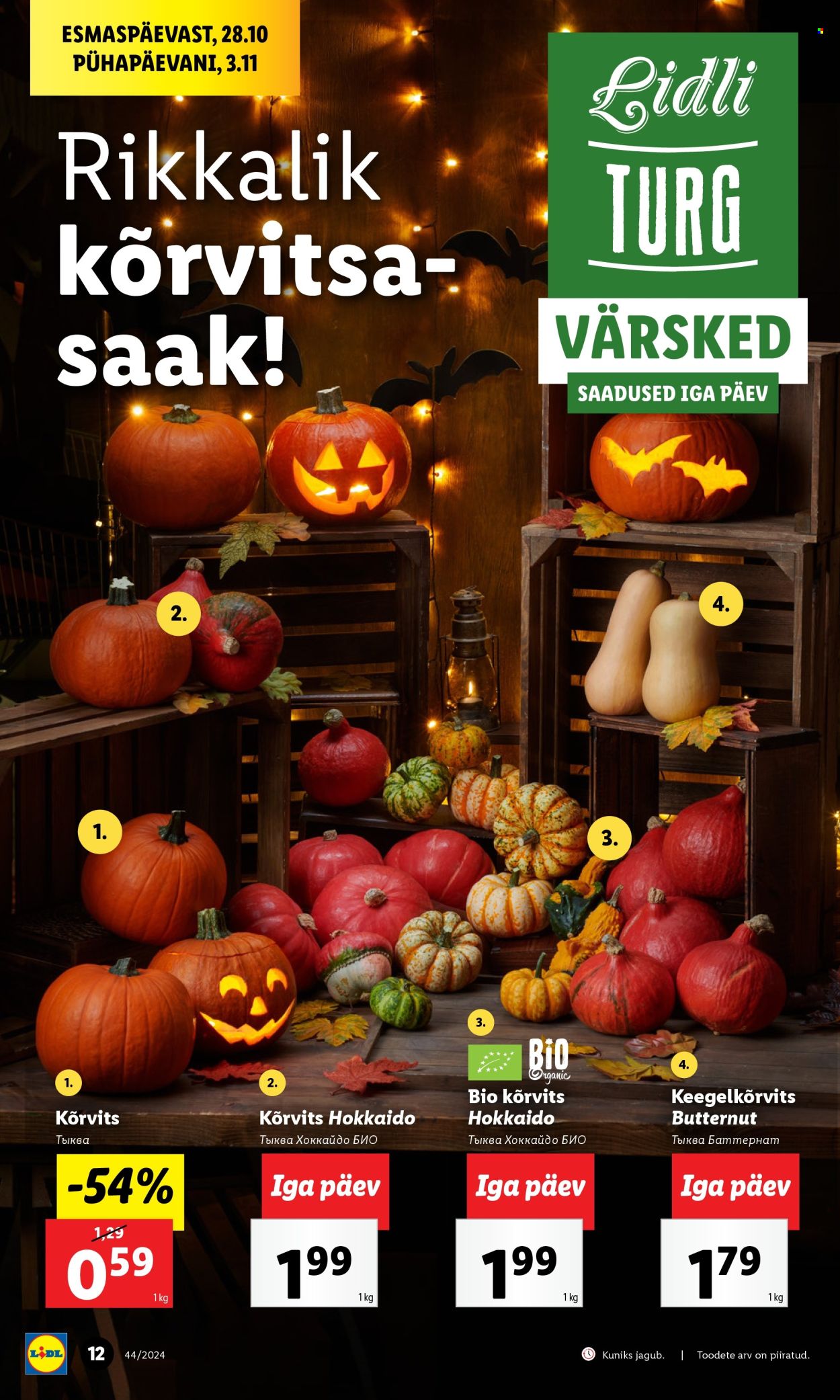 lidl - Lidl kliendileht - Kliendileht (31.10 - 3.11.2024) - page: 12