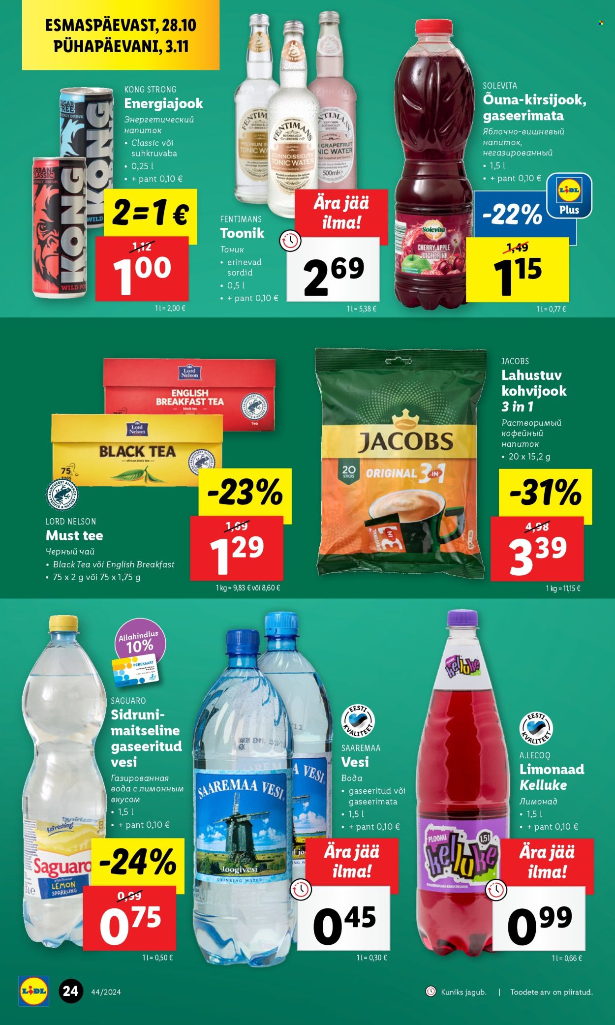 lidl - Lidl kliendileht - Kliendileht (31.10 - 3.11.2024) - page: 24