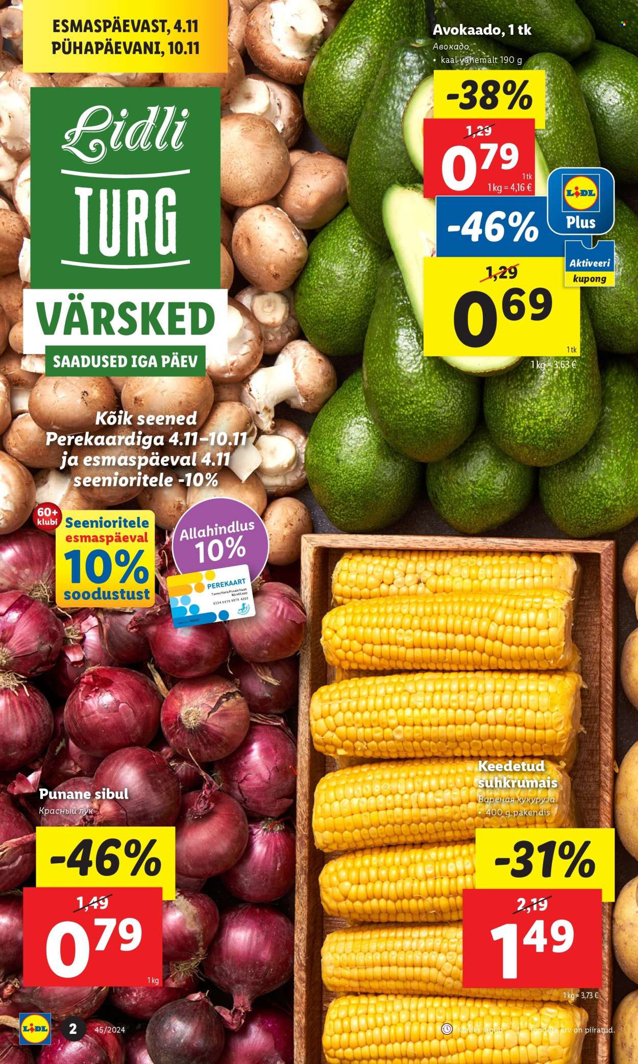 lidl - Lidl kliendileht - Kliendileht (4.11 - 10.11.2024) - page: 2