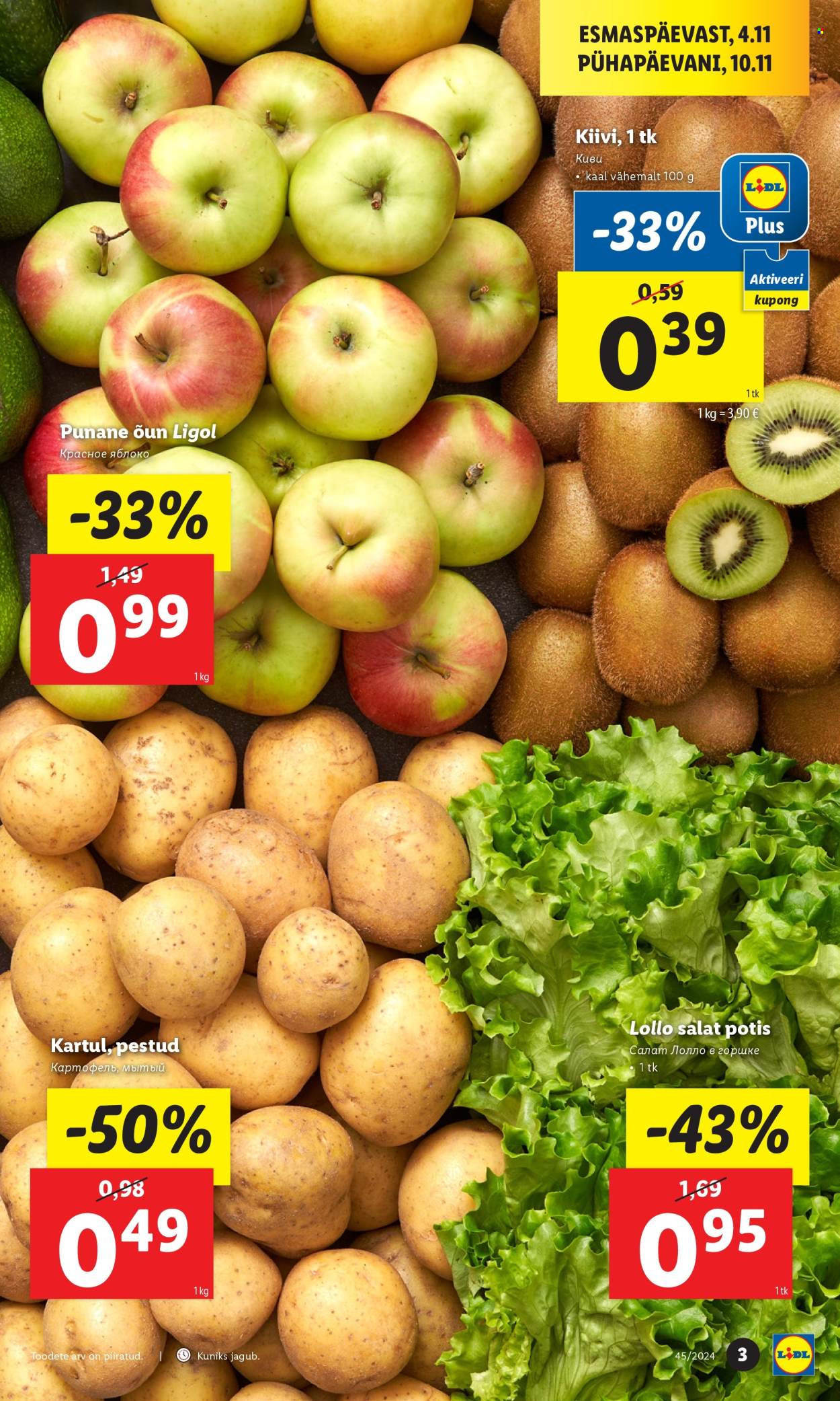 lidl - Lidl kliendileht - Kliendileht (4.11 - 10.11.2024) - page: 3