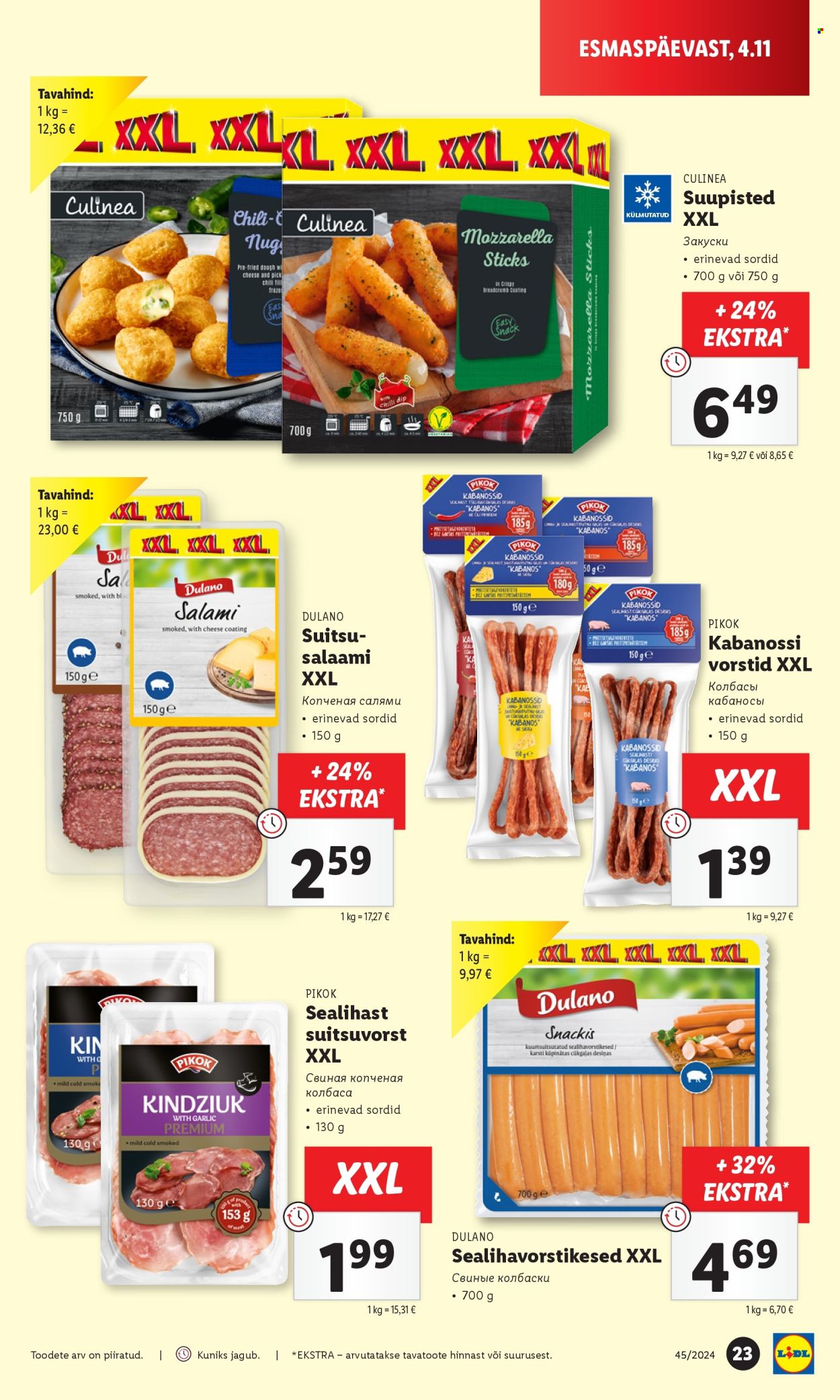 lidl - Lidl kliendileht - Kliendileht (4.11 - 10.11.2024) - page: 23