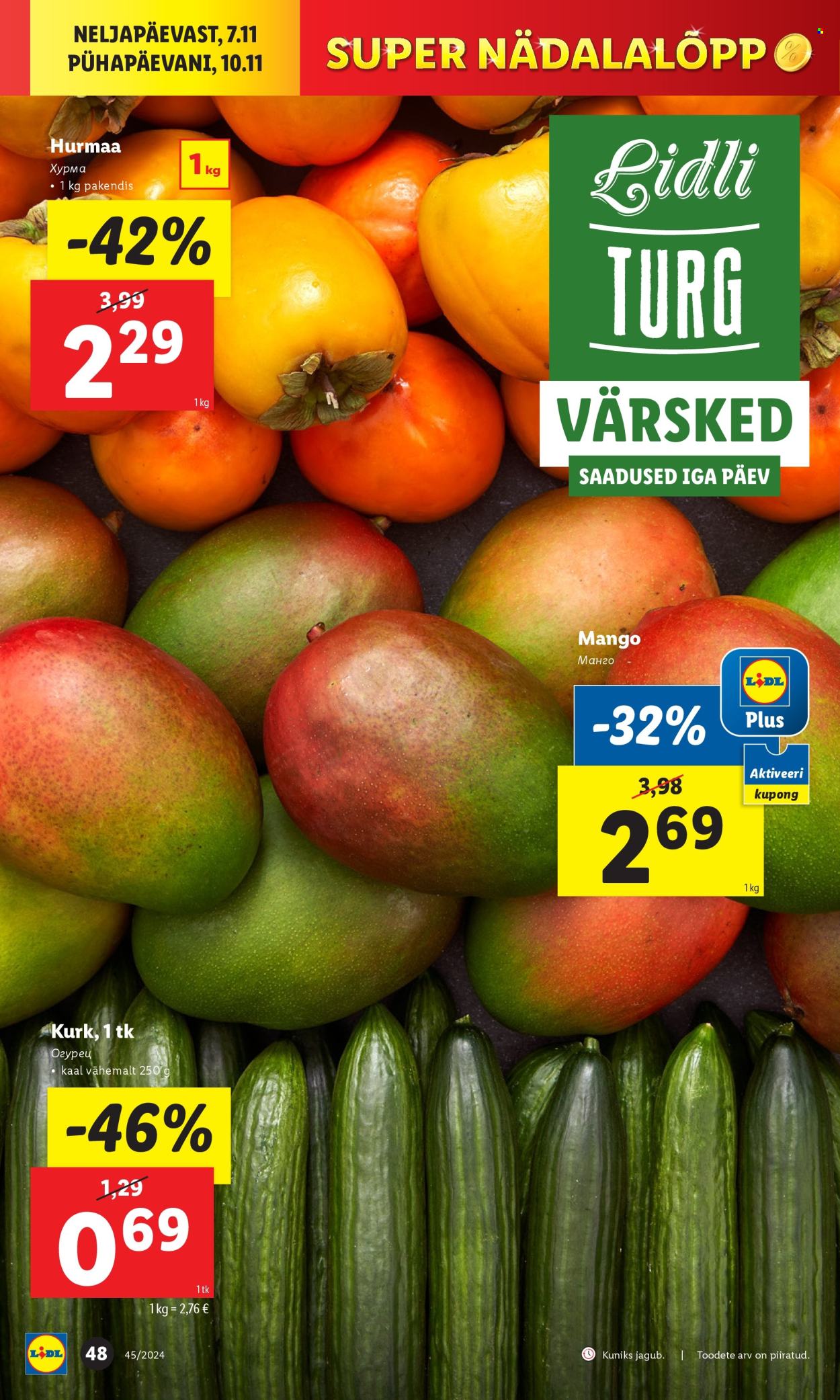 lidl - Lidl kliendileht - Kliendileht (4.11 - 10.11.2024) - page: 48