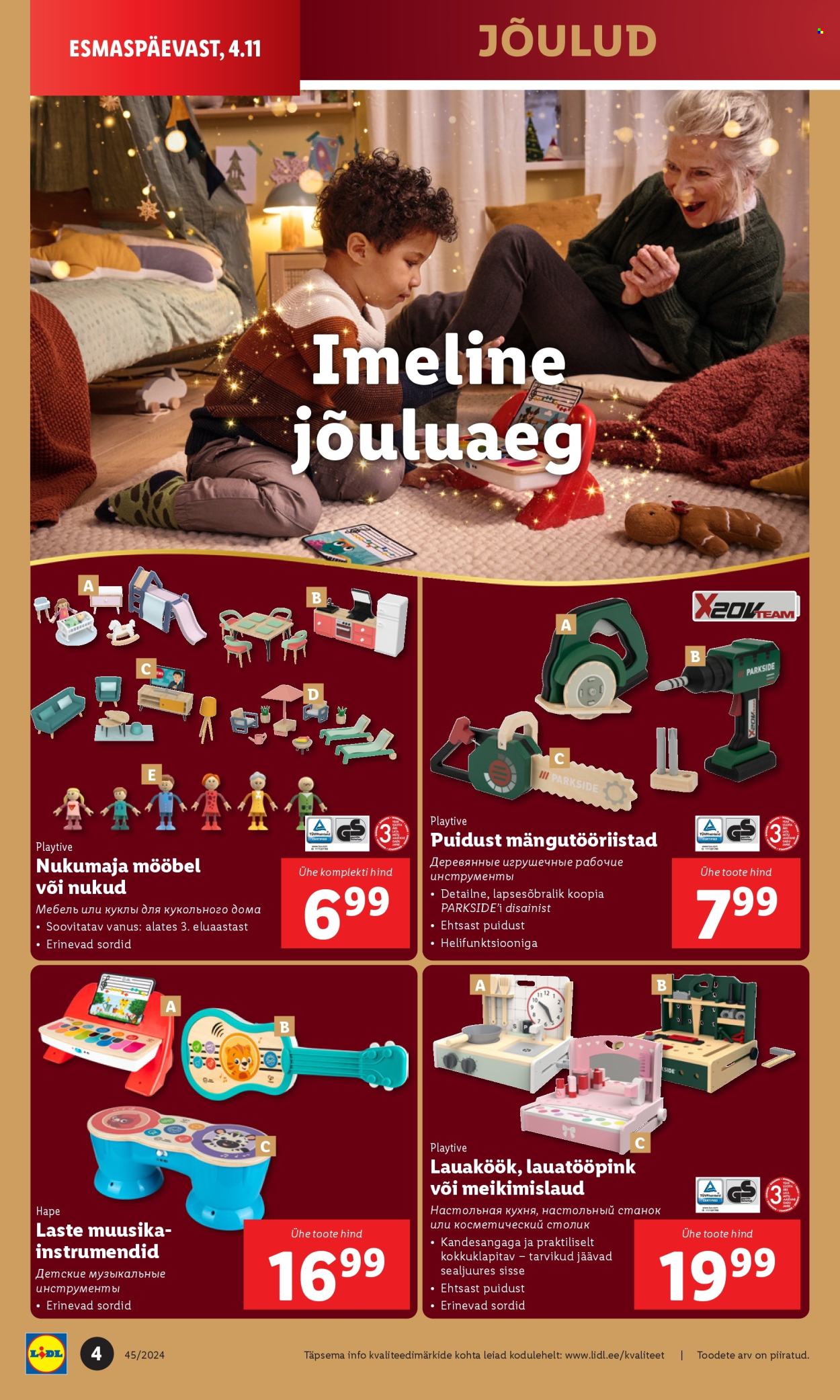 lidl - Lidl kliendileht - Tööstuskaupade pakkumised (4.11 - 10.11.2024) - page: 4