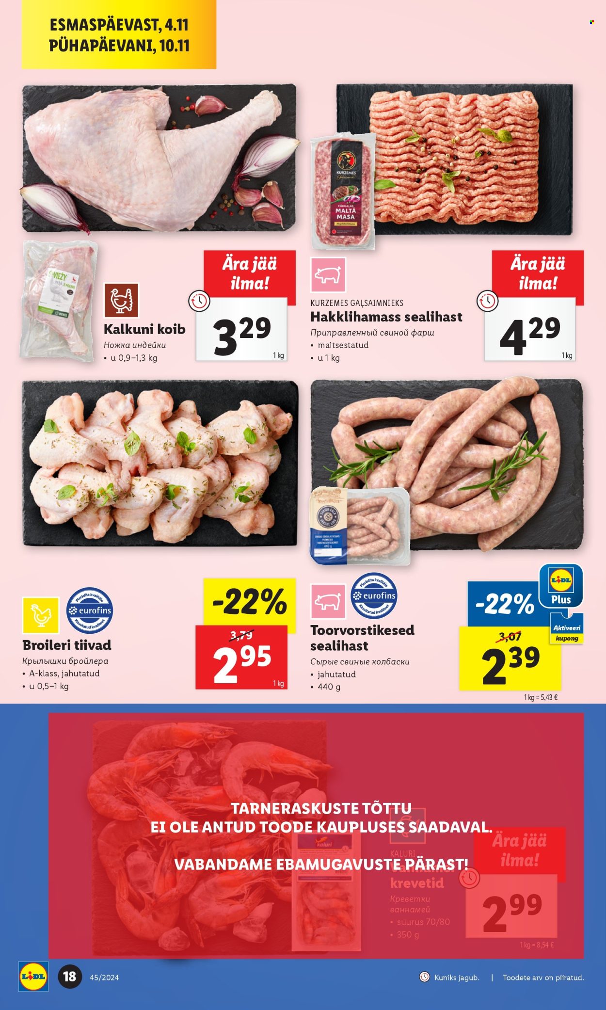 lidl - Lidl kliendileht - Kliendileht (7.11 - 10.11.2024) - page: 18