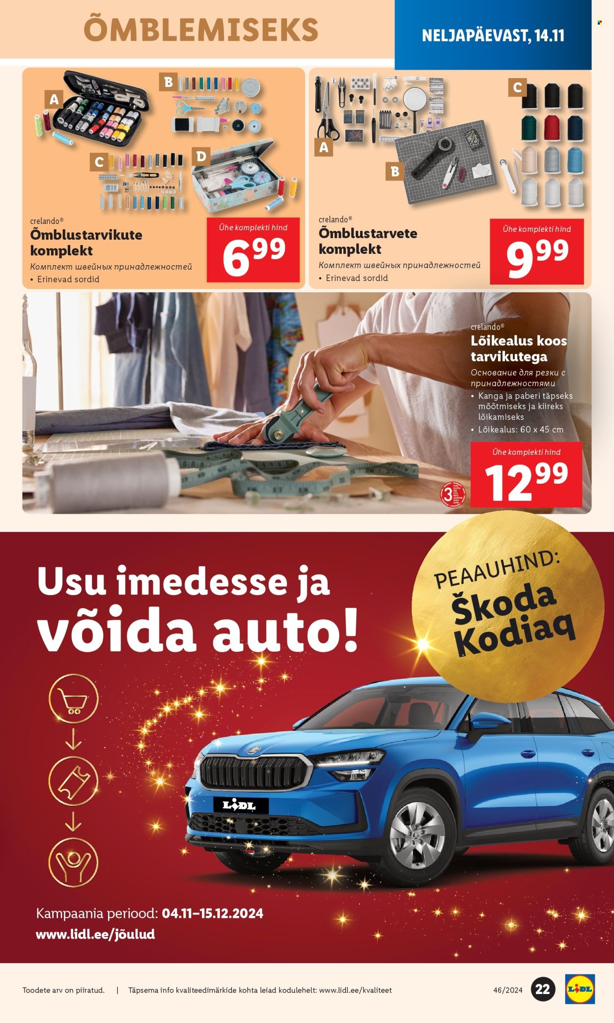 lidl - Lidl kliendileht - Tööstuskaupade pakkumised (11.11 - 17.11.2024) - page: 21