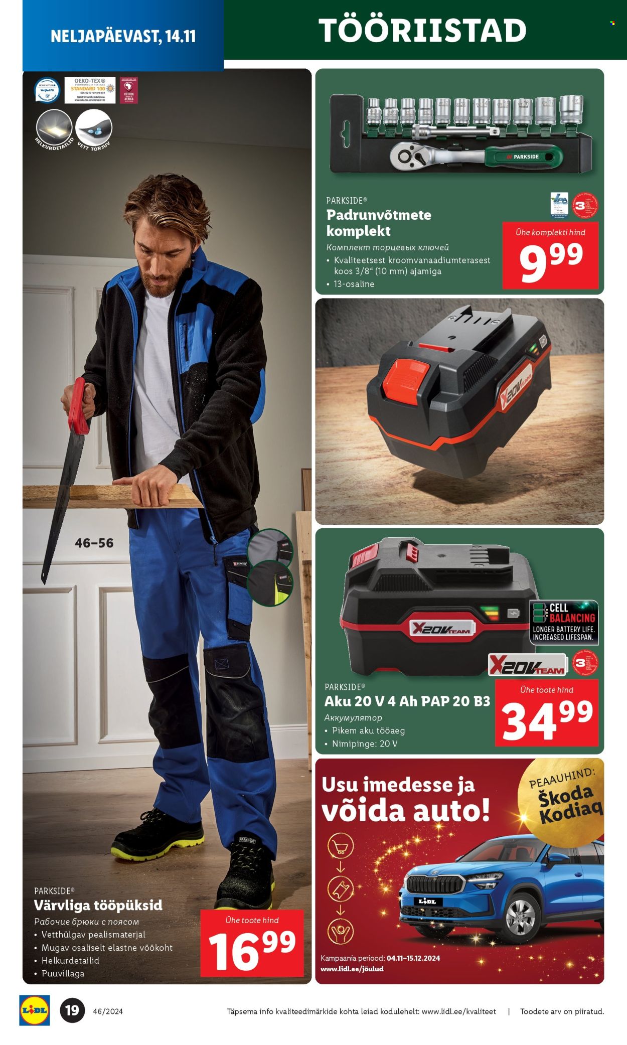 lidl - Lidl kliendileht - Tööstuskaupade pakkumised (11.11 - 17.11.2024) - page: 18