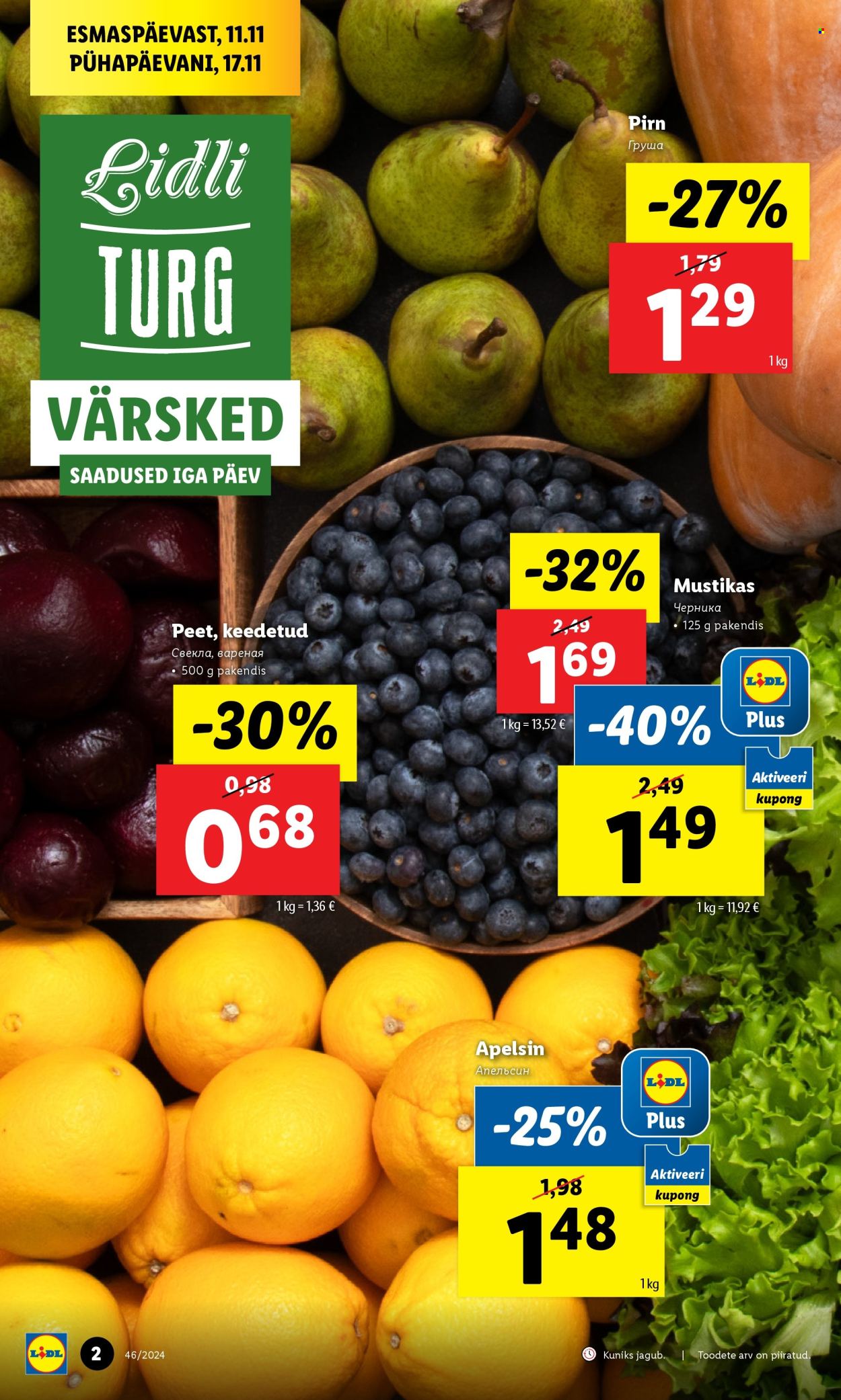 lidl - Lidl kliendileht - Kliendileht (11.11 - 17.11.2024) - page: 2