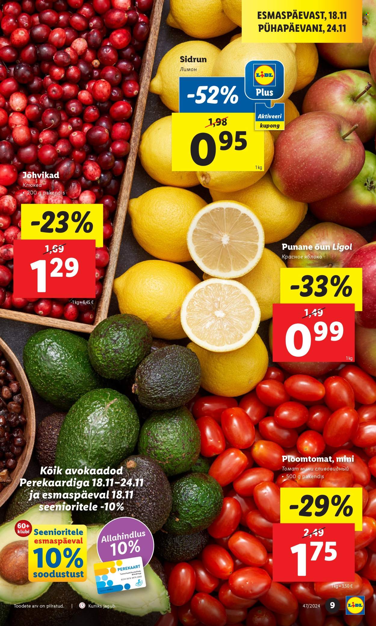 lidl - Lidl kliendileht - Kliendileht (21.11 - 24.11.2024) - page: 9