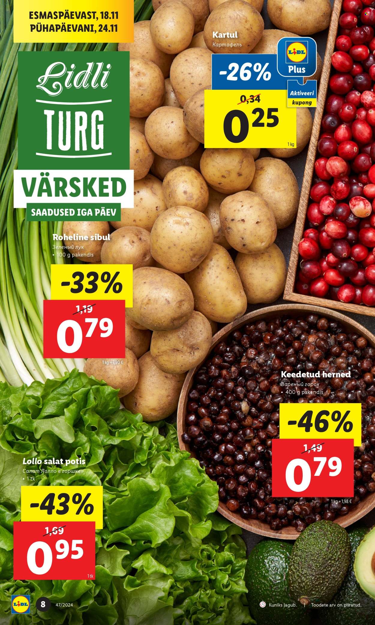 lidl - Lidl kliendileht - Kliendileht (21.11 - 24.11.2024) - page: 8