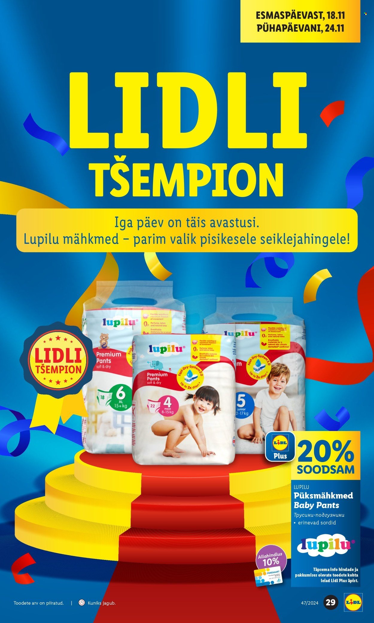 lidl - Lidl kliendileht - Kliendileht (21.11 - 24.11.2024) - page: 29