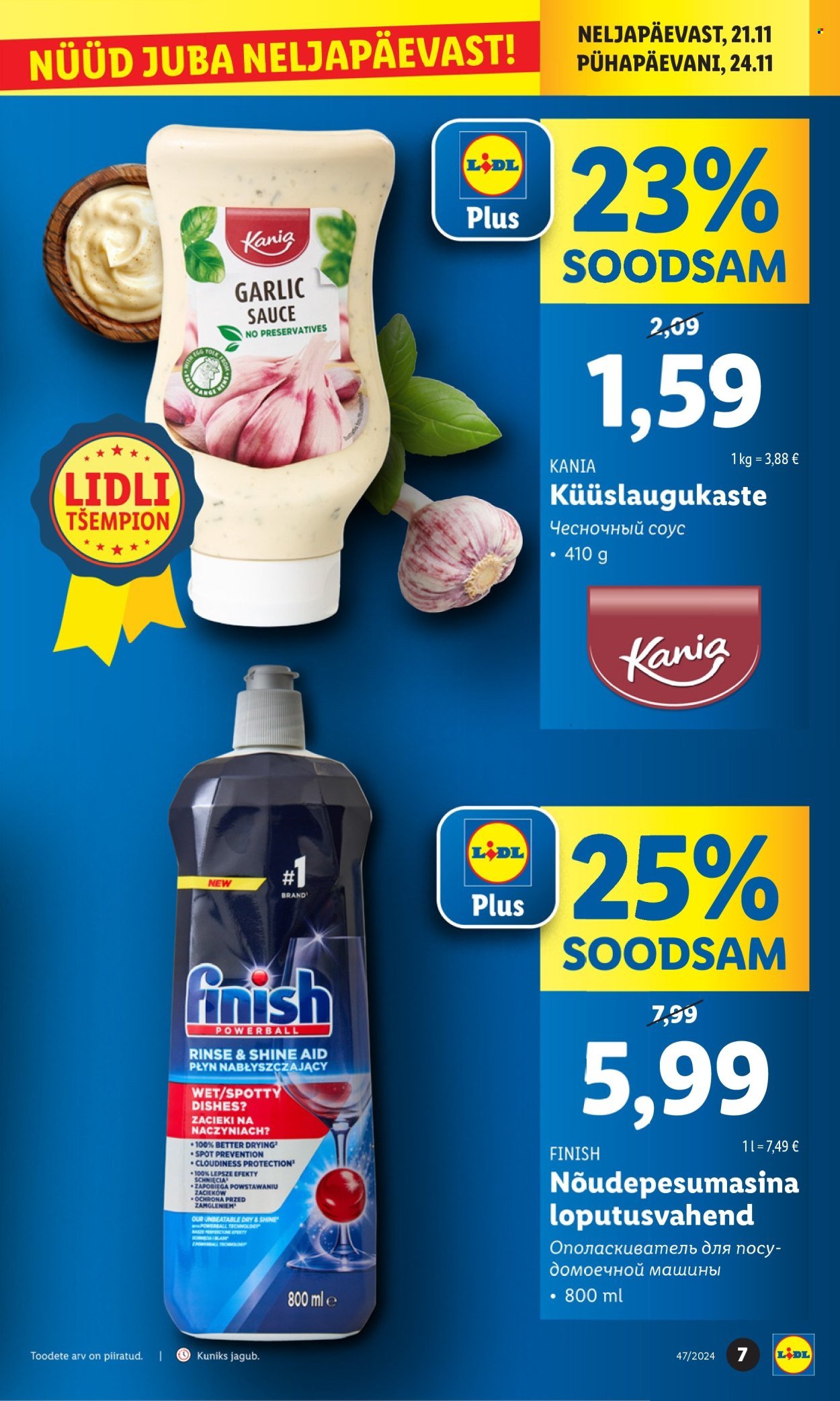 lidl - Lidl kliendileht - Kliendileht (21.11 - 24.11.2024) - page: 7