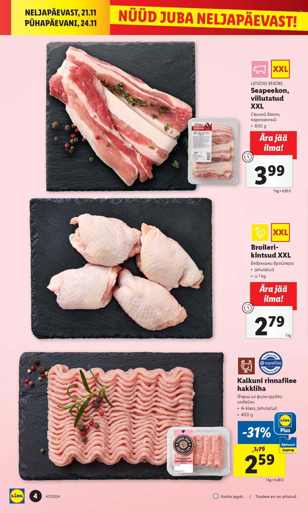 lidl - Lidl kliendileht - Kliendileht (21.11 - 24.11.2024) - page: 4