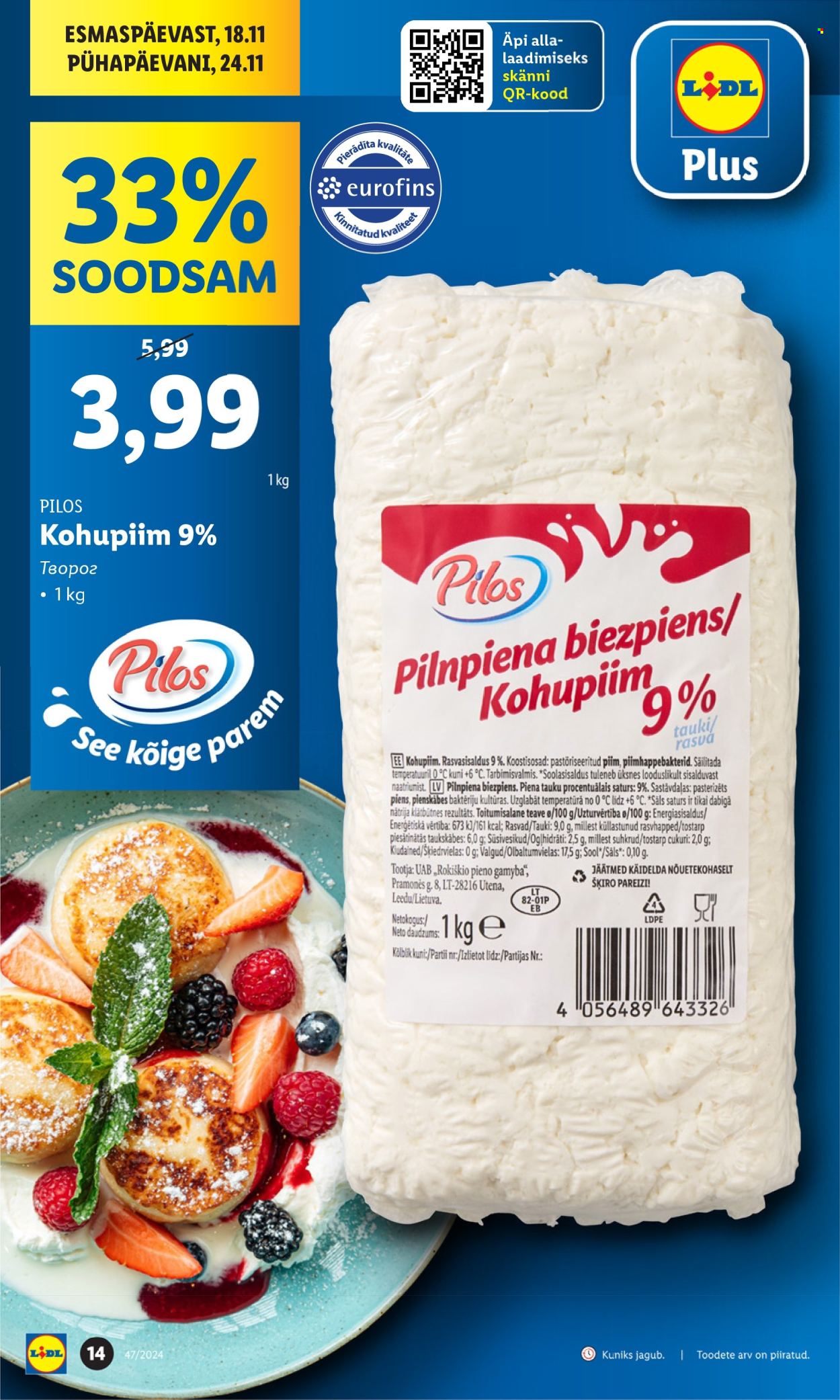 lidl - Lidl kliendileht - Kliendileht (21.11 - 24.11.2024) - page: 14