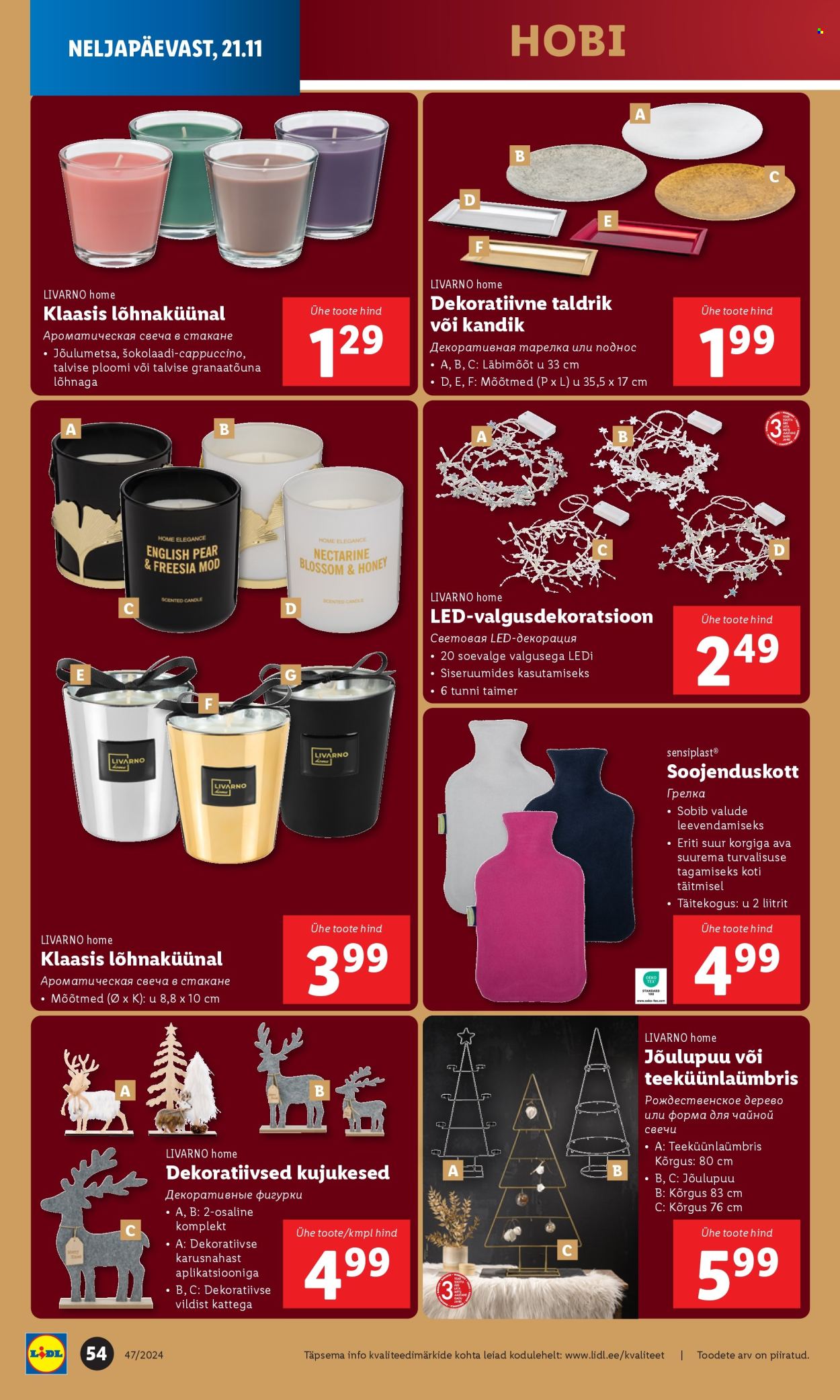 lidl - Lidl kliendileht - Kliendileht (21.11 - 24.11.2024) - page: 54