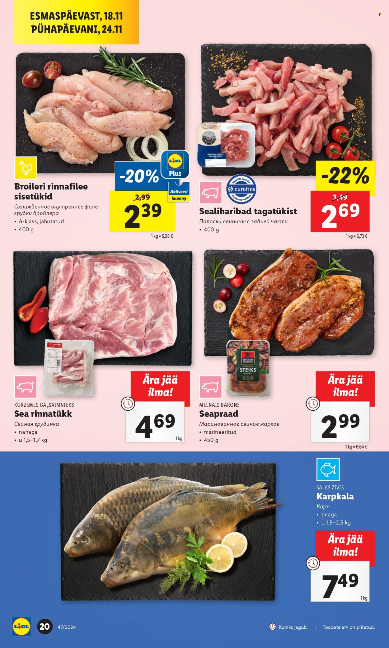 lidl - Lidl kliendileht - Kliendileht (21.11 - 24.11.2024) - page: 20