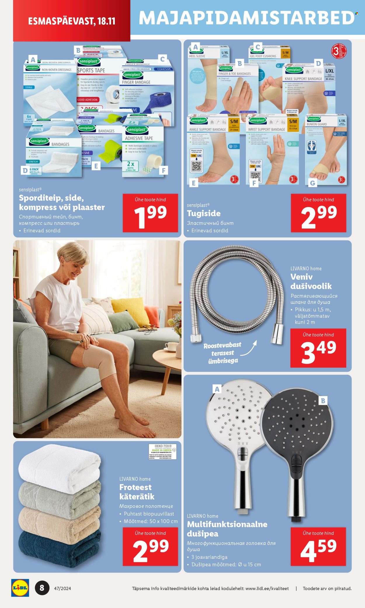 lidl - Lidl kliendileht - Tööstuskaupade pakkumised (18.11 - 24.11.2024) - page: 8