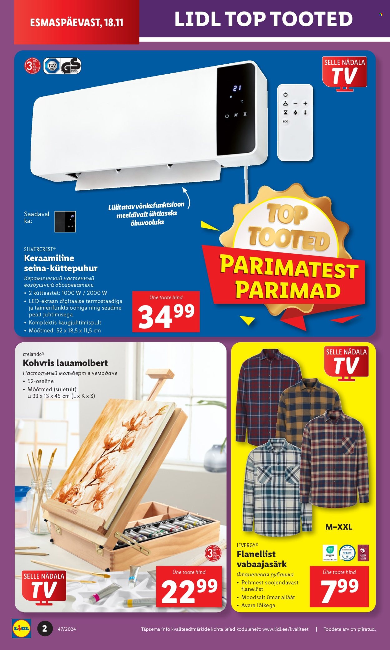 lidl - Lidl kliendileht - Tööstuskaupade pakkumised (18.11 - 24.11.2024) - page: 2