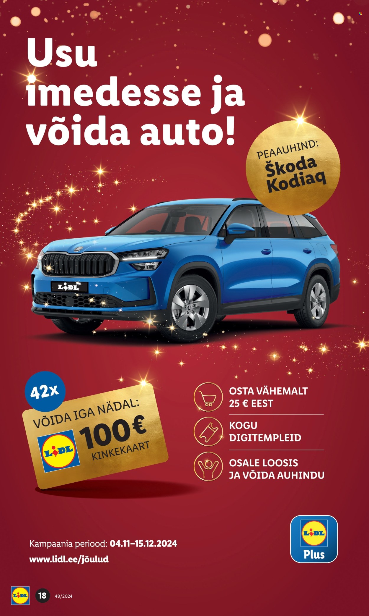 lidl - Lidl kliendileht - Tööstuskaupade pakkumised (25.11 - 1.12.2024) - page: 18