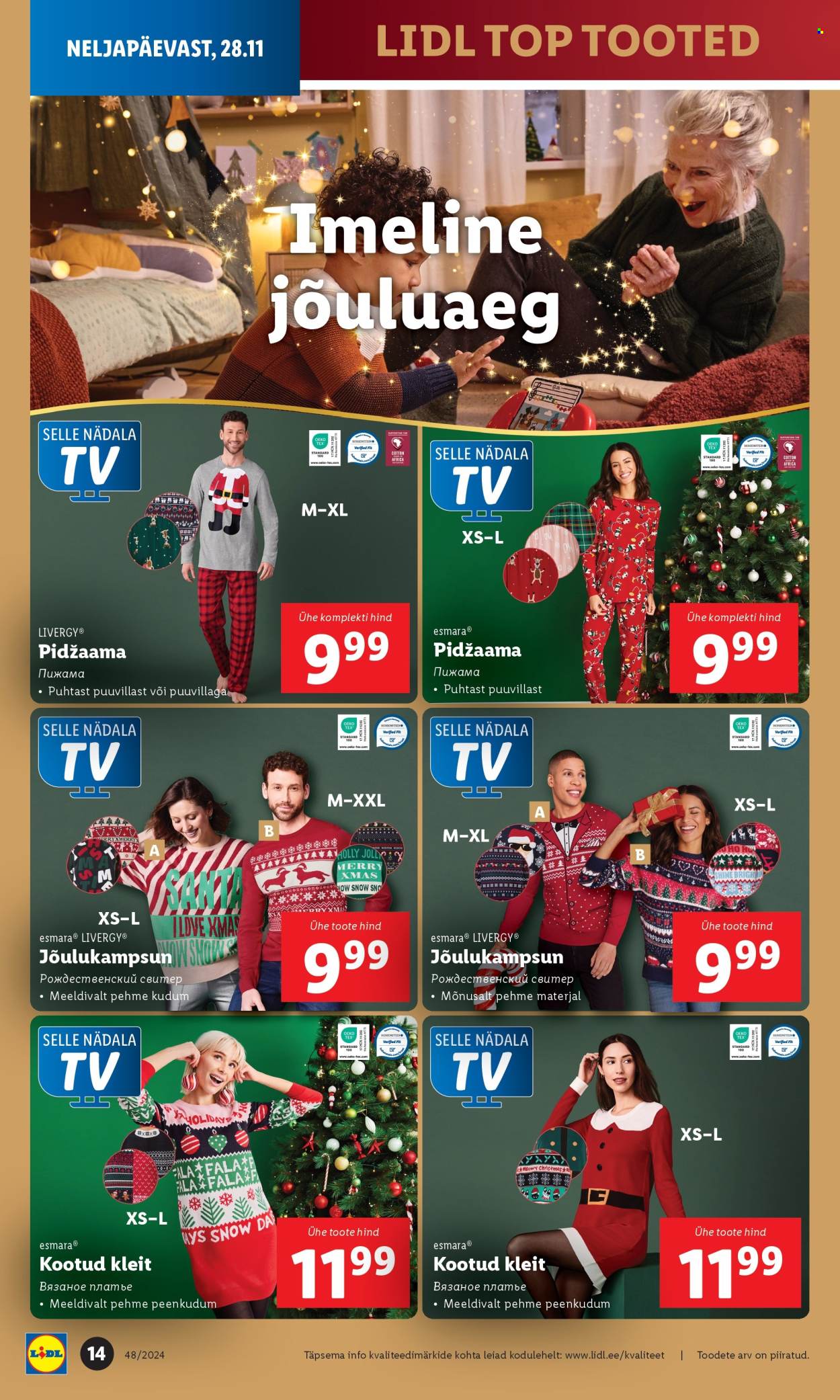 lidl - Lidl kliendileht - Tööstuskaupade pakkumised (25.11 - 1.12.2024) - page: 14