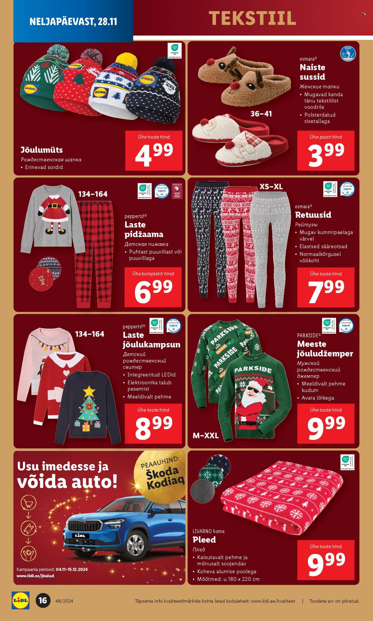 lidl - Lidl kliendileht - Tööstuskaupade pakkumised (25.11 - 1.12.2024) - page: 16