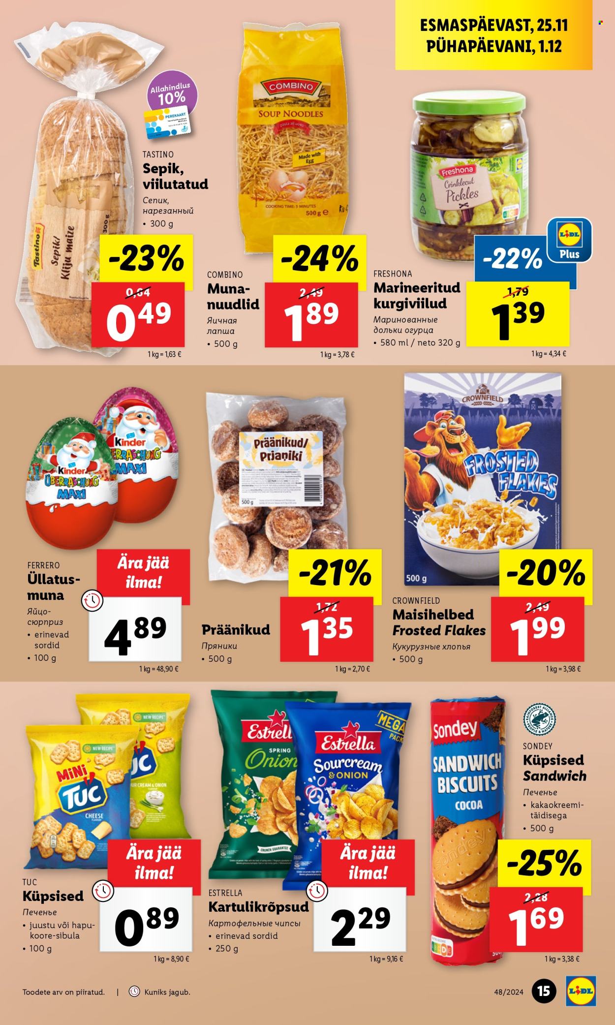 lidl - Lidl kliendileht (25.11 - 1.12.2024) - page: 15