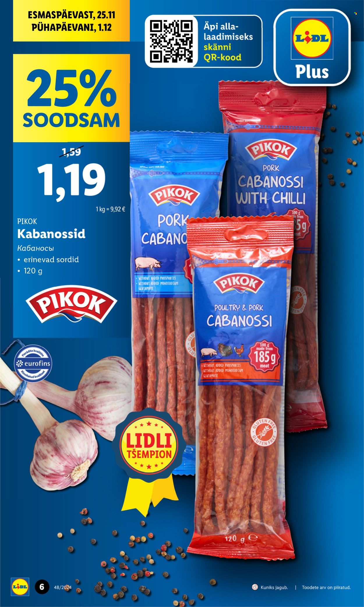 lidl - Lidl kliendileht (25.11 - 1.12.2024) - page: 6