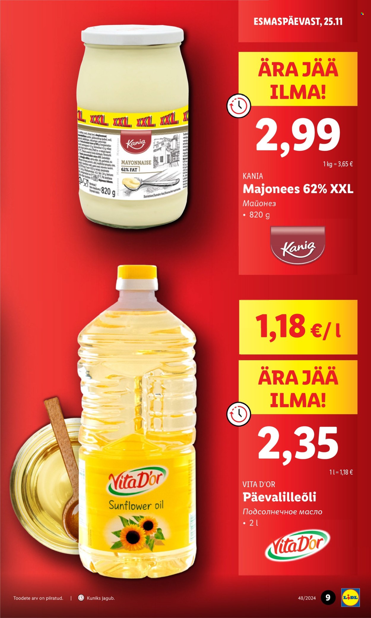 lidl - Lidl kliendileht (25.11 - 1.12.2024) - page: 9