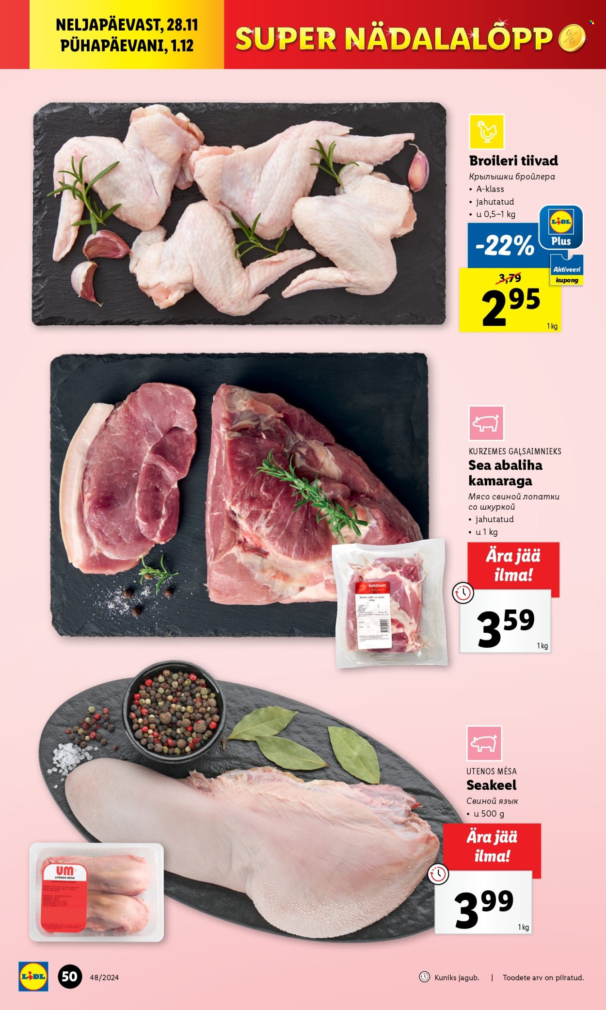 lidl - Lidl kliendileht (25.11 - 1.12.2024) - page: 50