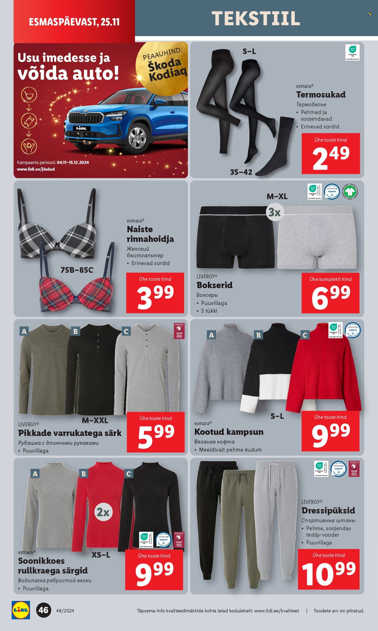 lidl - Lidl kliendileht - Kliendileht (28.11 - 1.12.2024) - page: 46