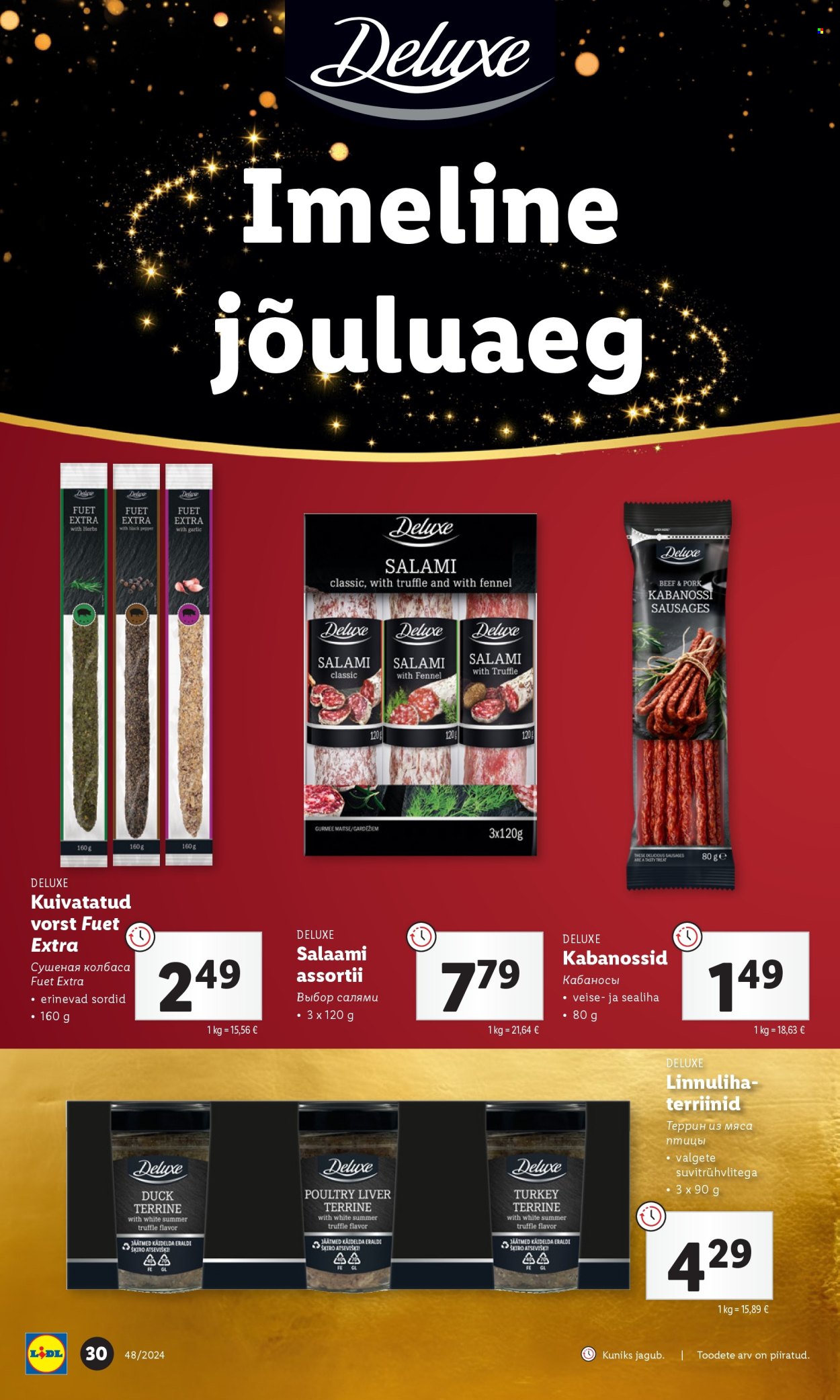 lidl - Lidl kliendileht - Kliendileht (28.11 - 1.12.2024) - page: 30