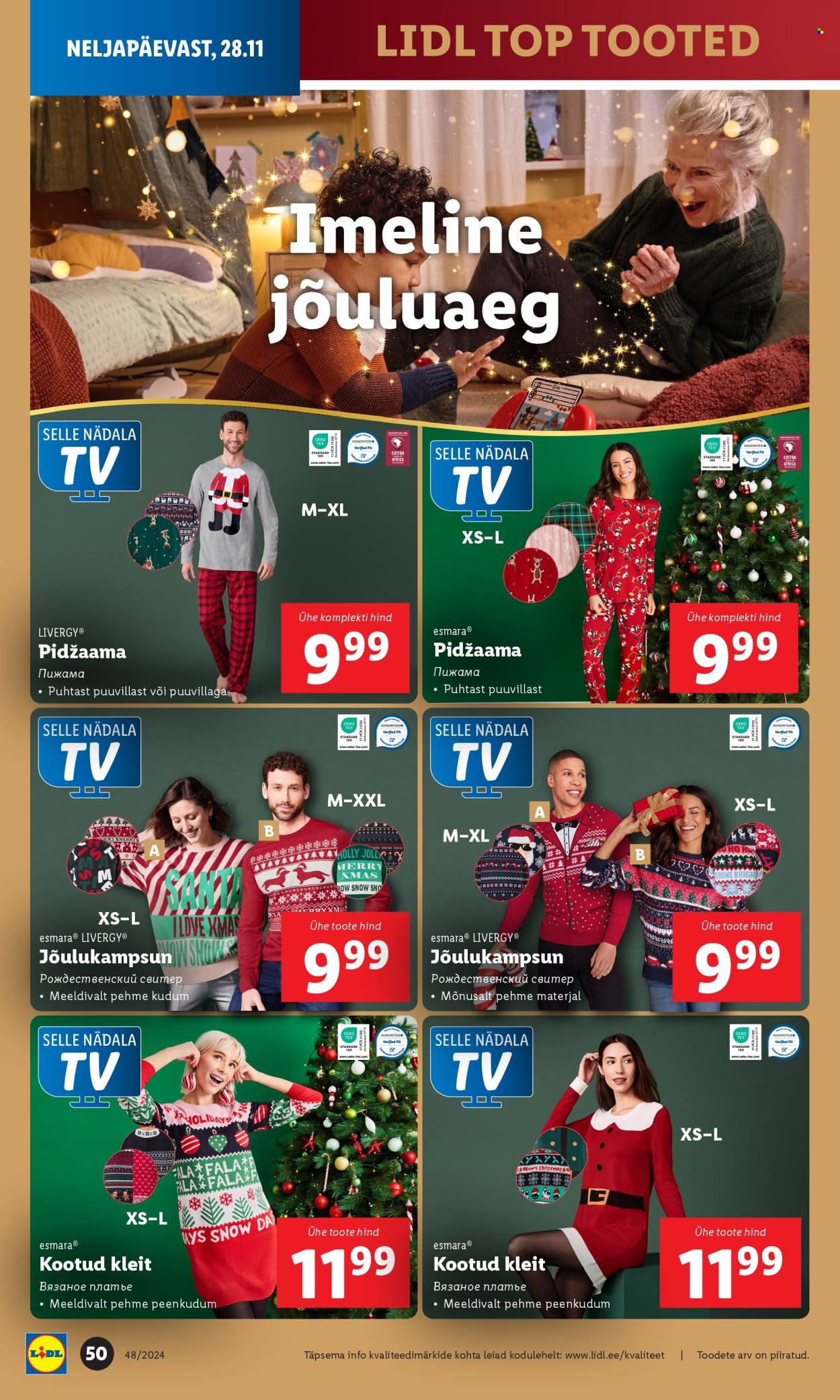 lidl - Lidl kliendileht - Kliendileht (28.11 - 1.12.2024) - page: 50