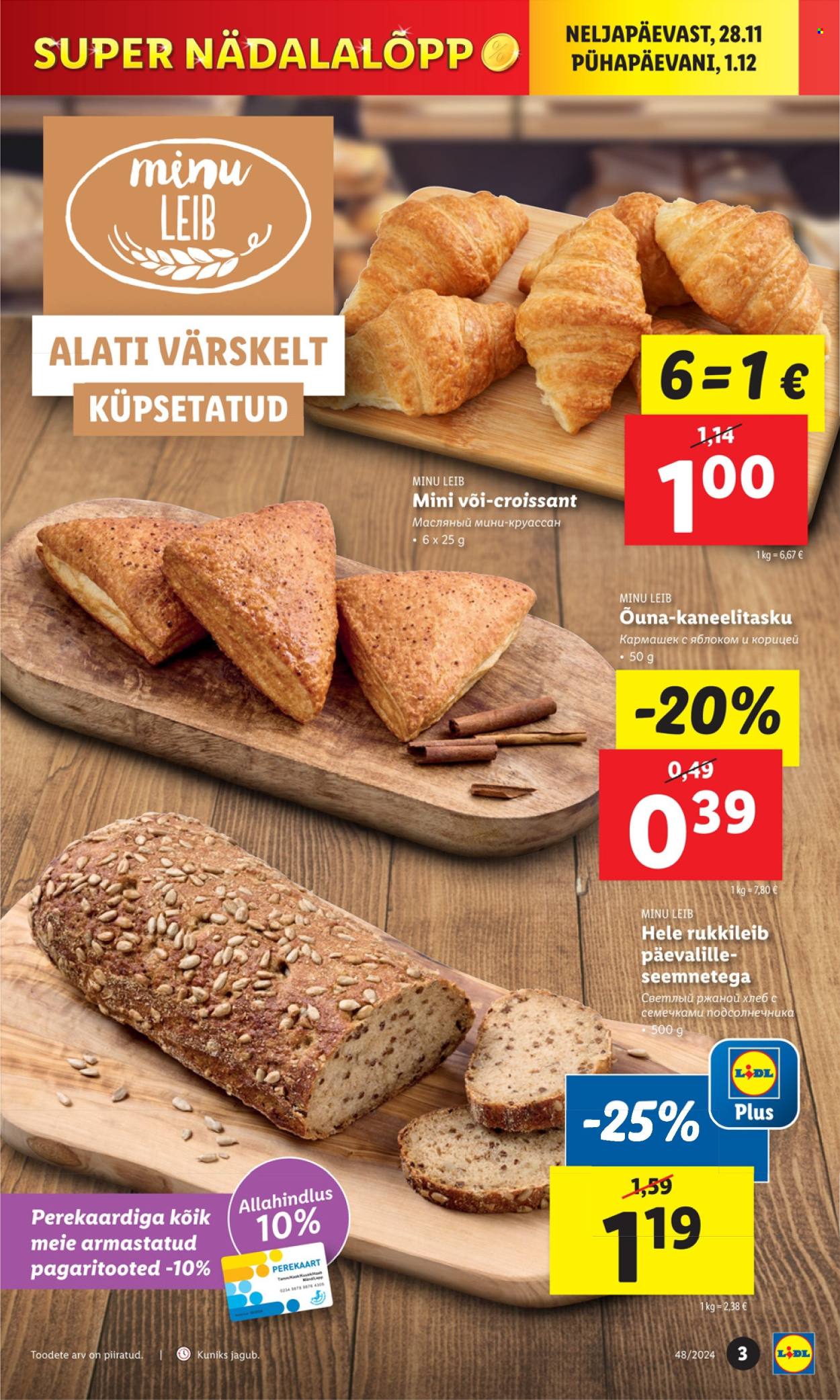 lidl - Lidl kliendileht - Kliendileht (28.11 - 1.12.2024) - page: 3