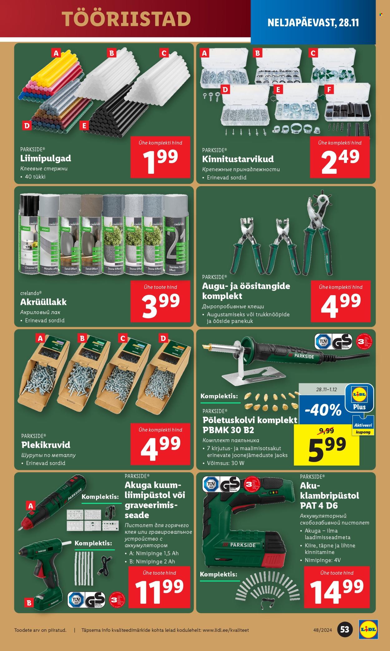 lidl - Lidl kliendileht - Kliendileht (28.11 - 1.12.2024) - page: 53