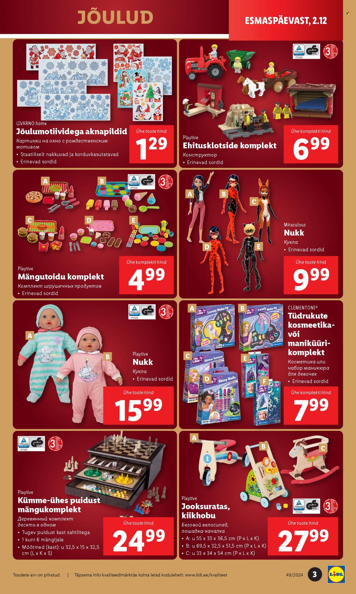 lidl - Lidl kliendileht - Tööstuskaupade pakkumised (2.12 - 8.12.2024) - page: 3