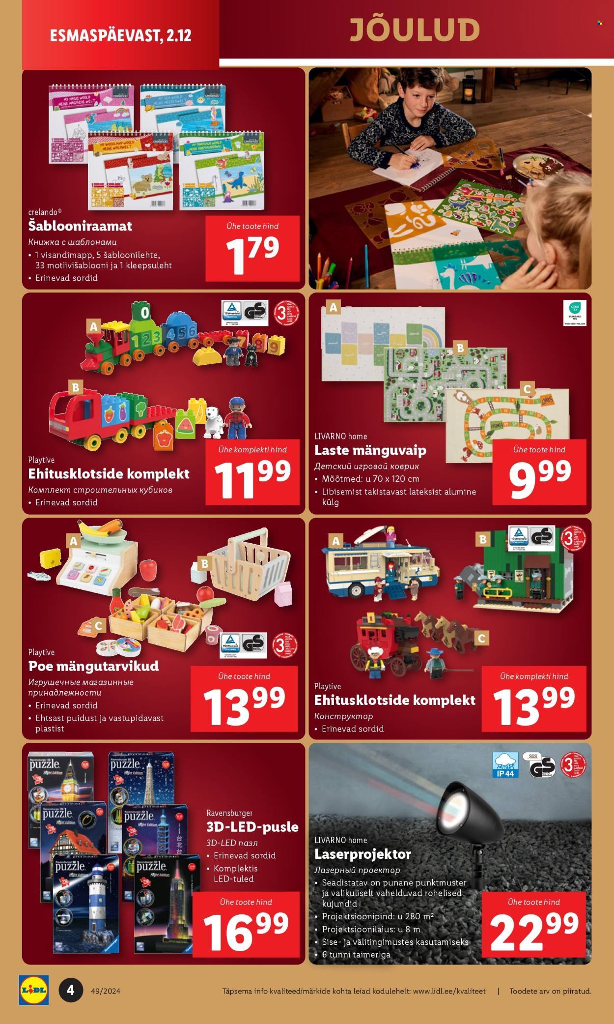 lidl - Lidl kliendileht - Tööstuskaupade pakkumised (2.12 - 8.12.2024) - page: 4