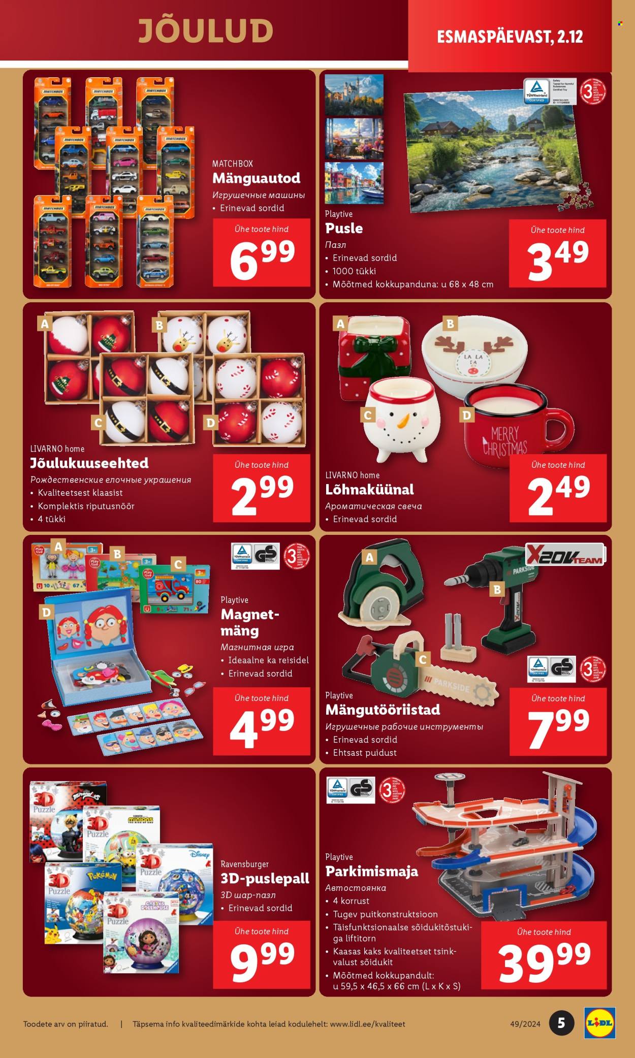 lidl - Lidl kliendileht - Tööstuskaupade pakkumised (2.12 - 8.12.2024) - page: 5