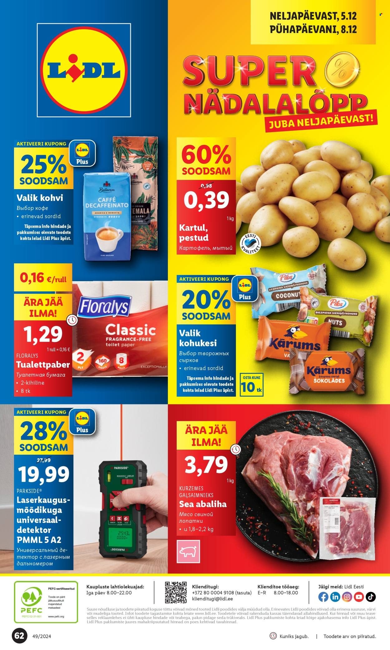 lidl - Lidl kliendileht - Kliendileht (2.12 - 8.12.2024) - page: 62