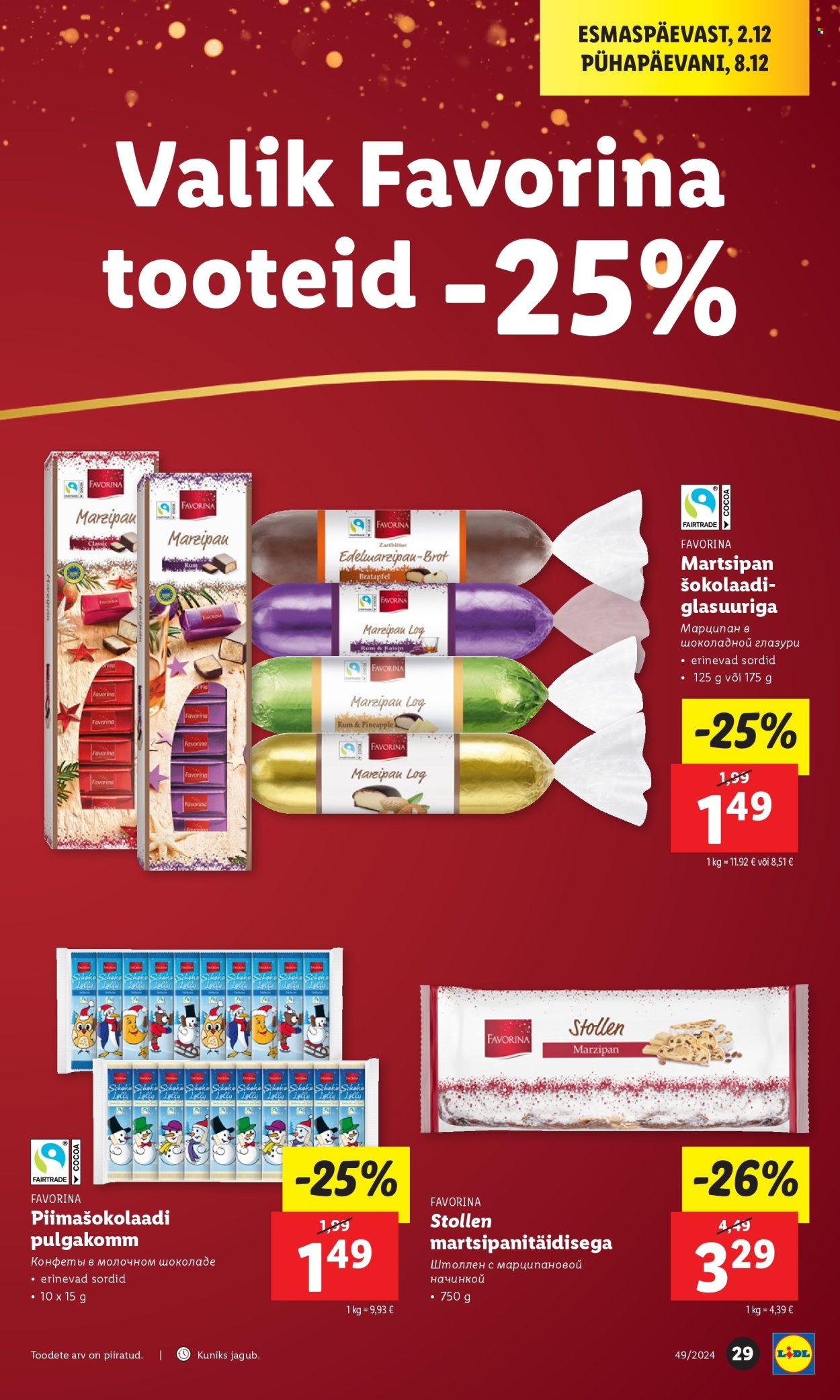 lidl - Lidl kliendileht - Kliendileht (2.12 - 8.12.2024) - page: 29