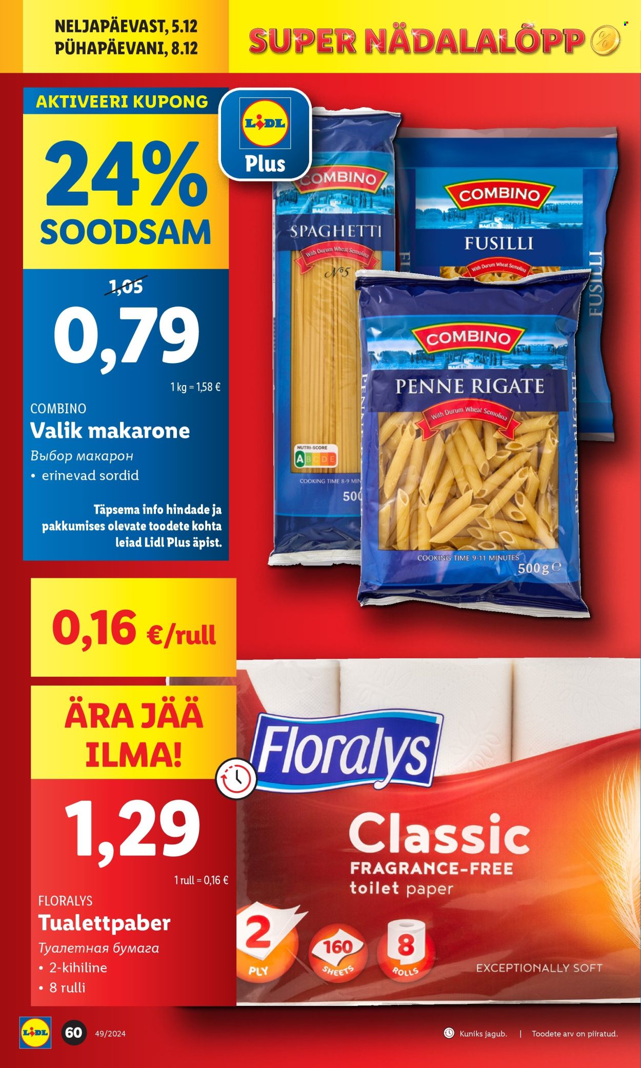 lidl - Lidl kliendileht - Kliendileht (2.12 - 8.12.2024) - page: 60