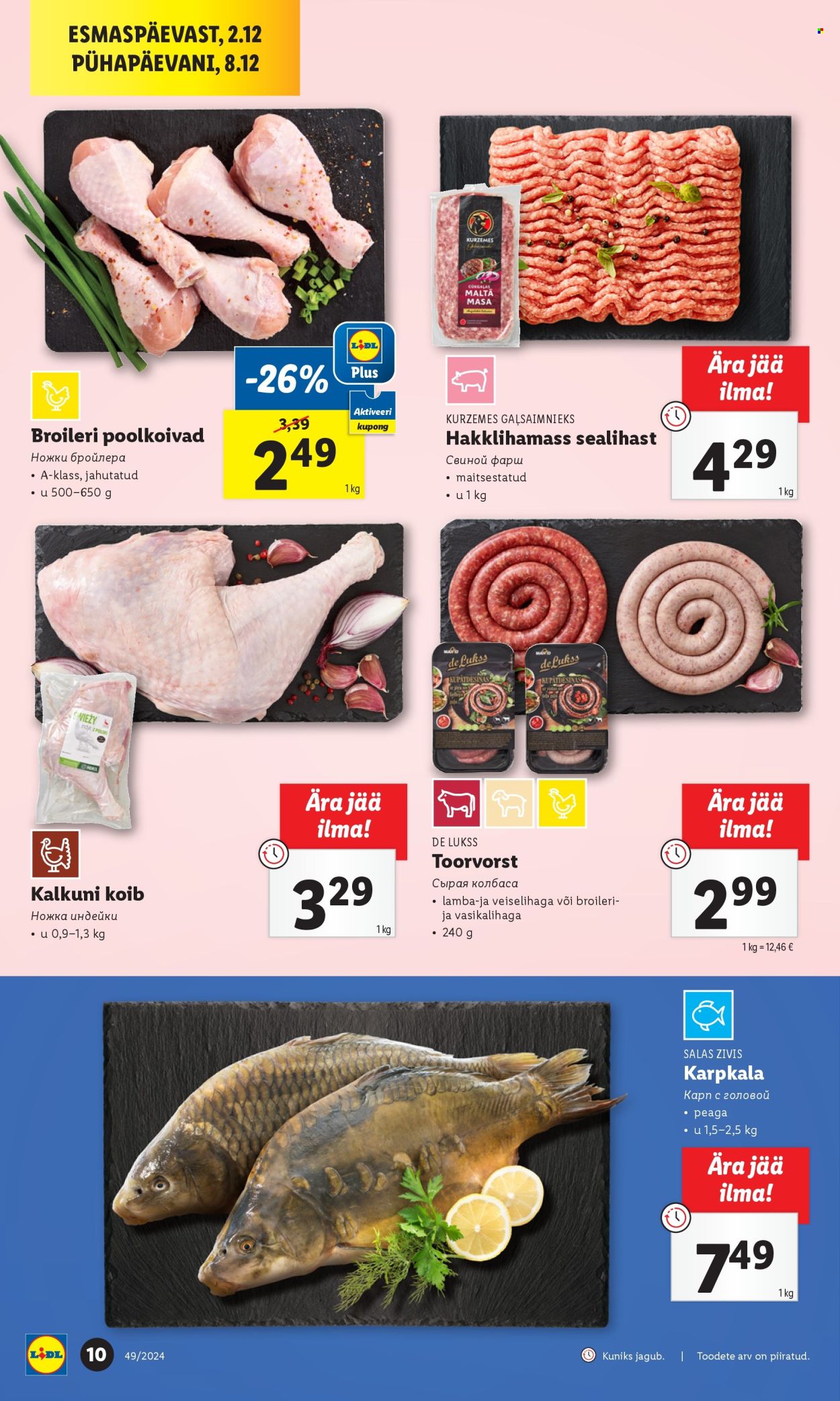 lidl - Lidl kliendileht - Kliendileht (2.12 - 8.12.2024) - page: 10