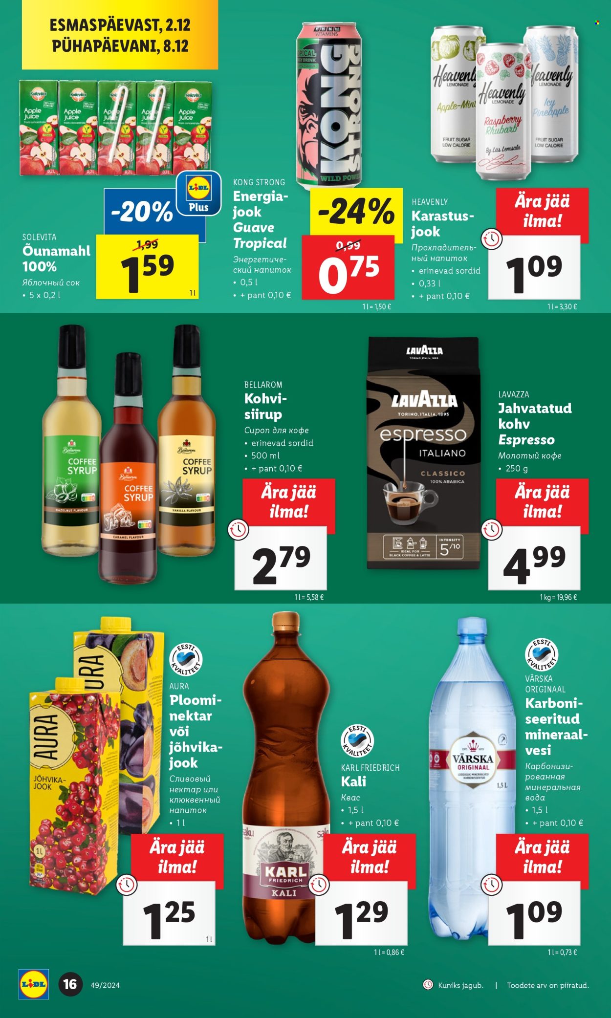 lidl - Lidl kliendileht - Kliendileht (2.12 - 8.12.2024) - page: 16