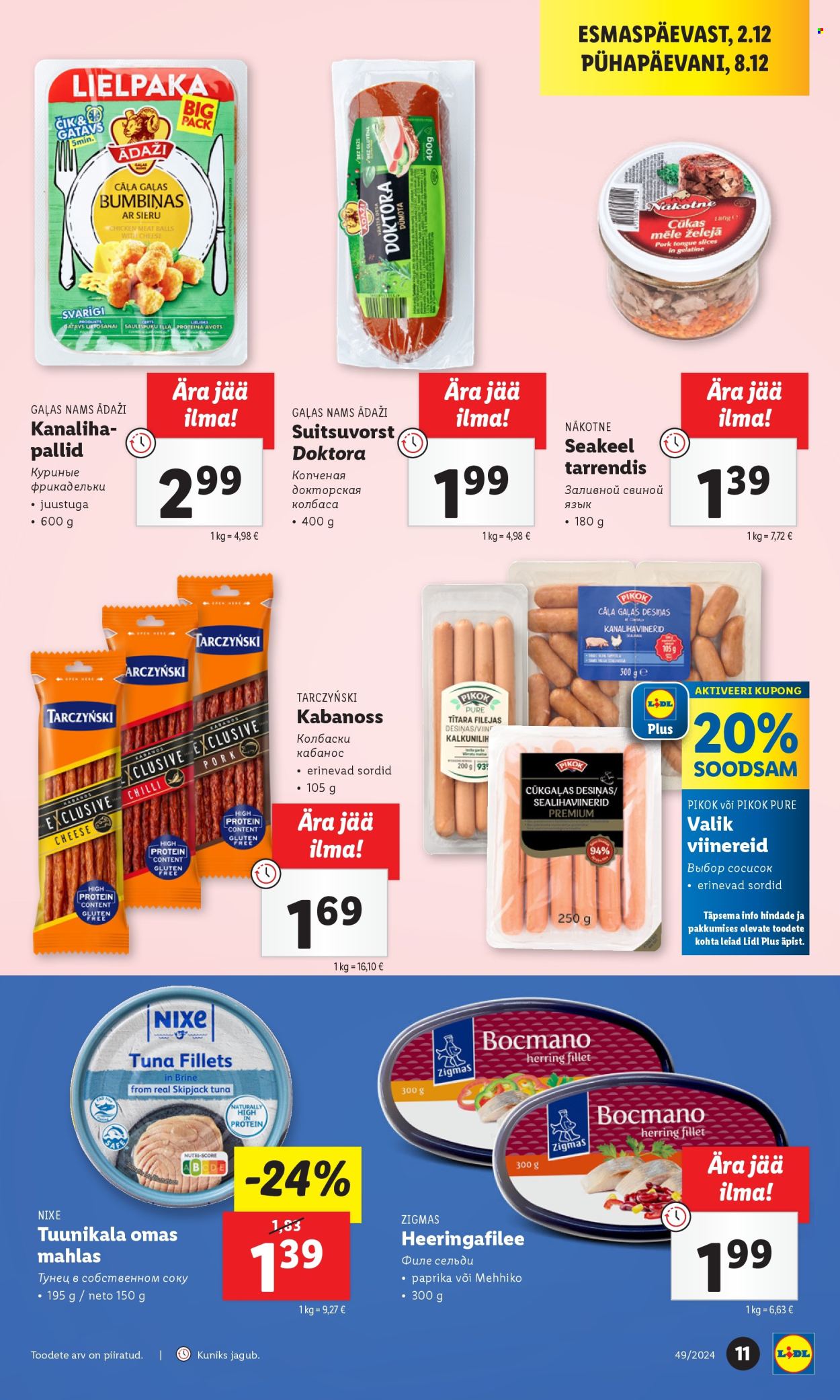 lidl - Lidl kliendileht - Kliendileht (2.12 - 8.12.2024) - page: 11