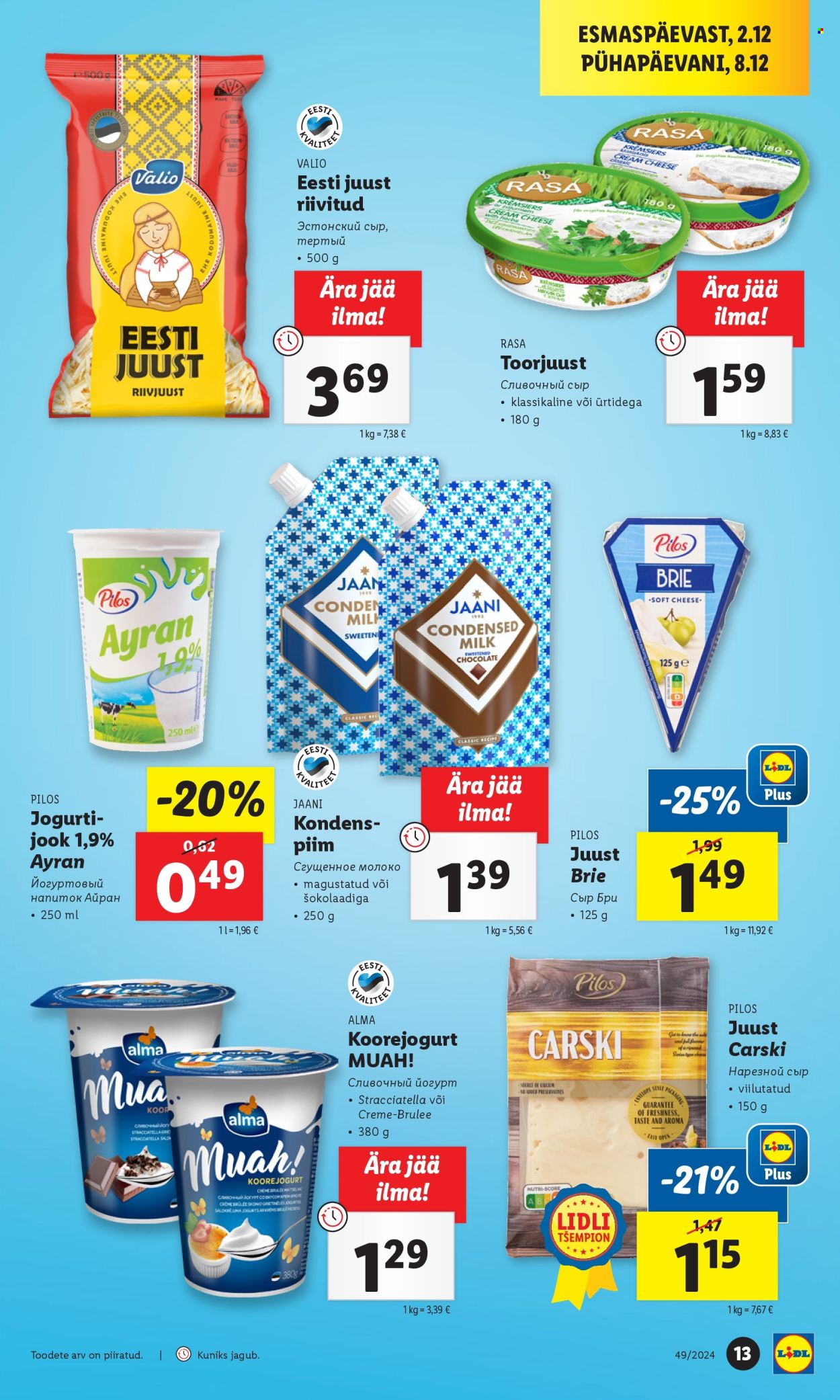 lidl - Lidl kliendileht - Kliendileht (2.12 - 8.12.2024) - page: 13