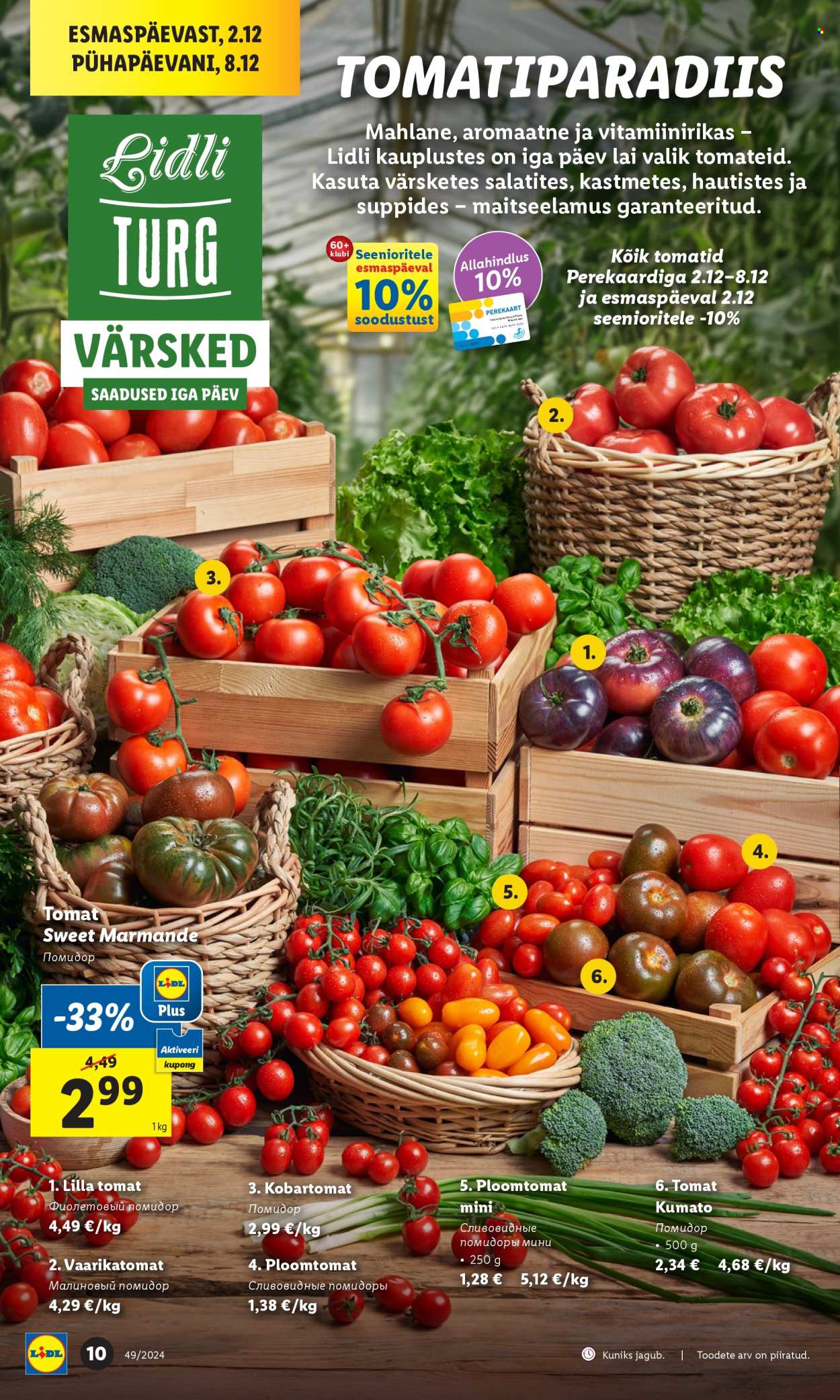 lidl - Lidl kliendileht - Kliendileht (5.12 - 8.12.2024) - page: 10