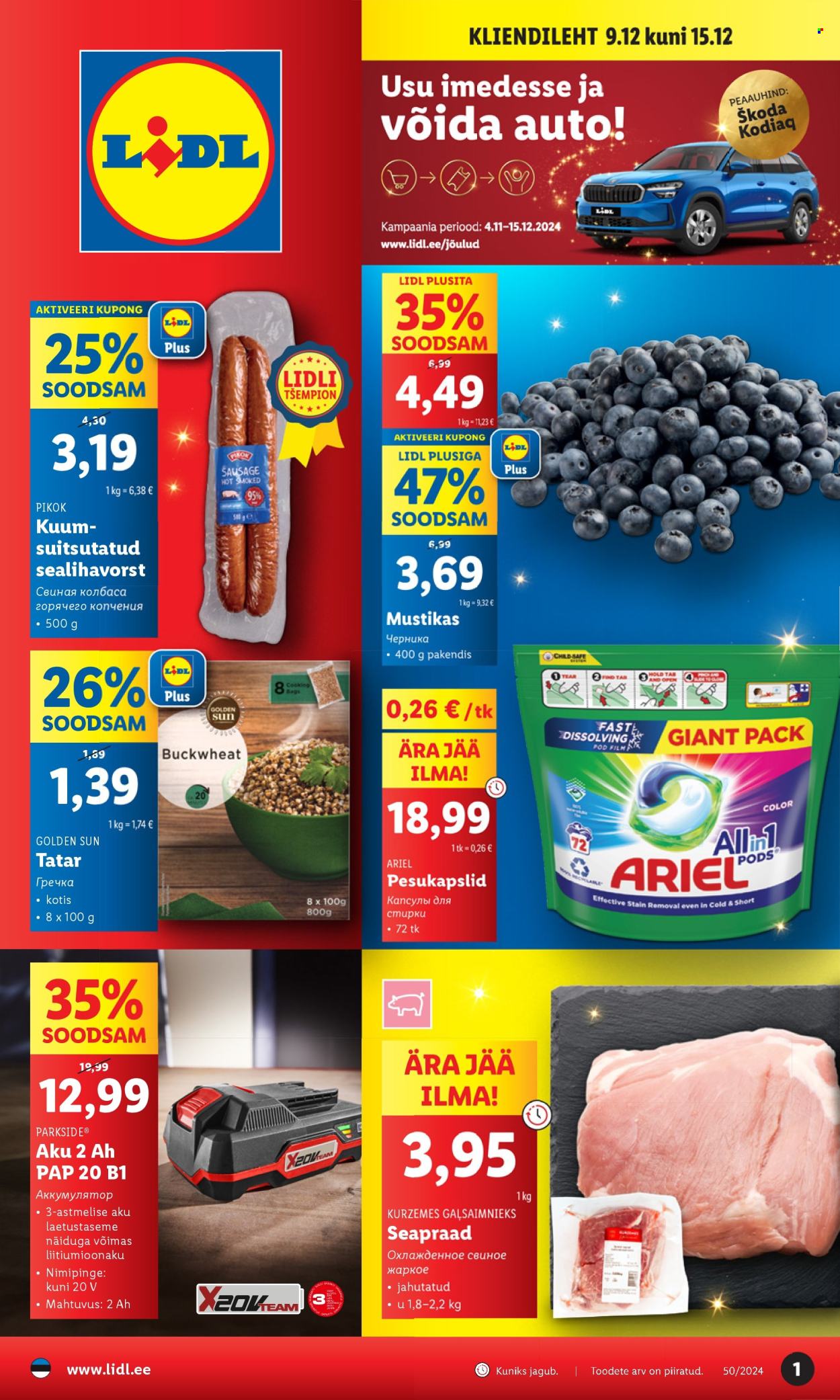 lidl - Lidl kliendileht - Kliendilehed (9.12 - 15.12.2024)