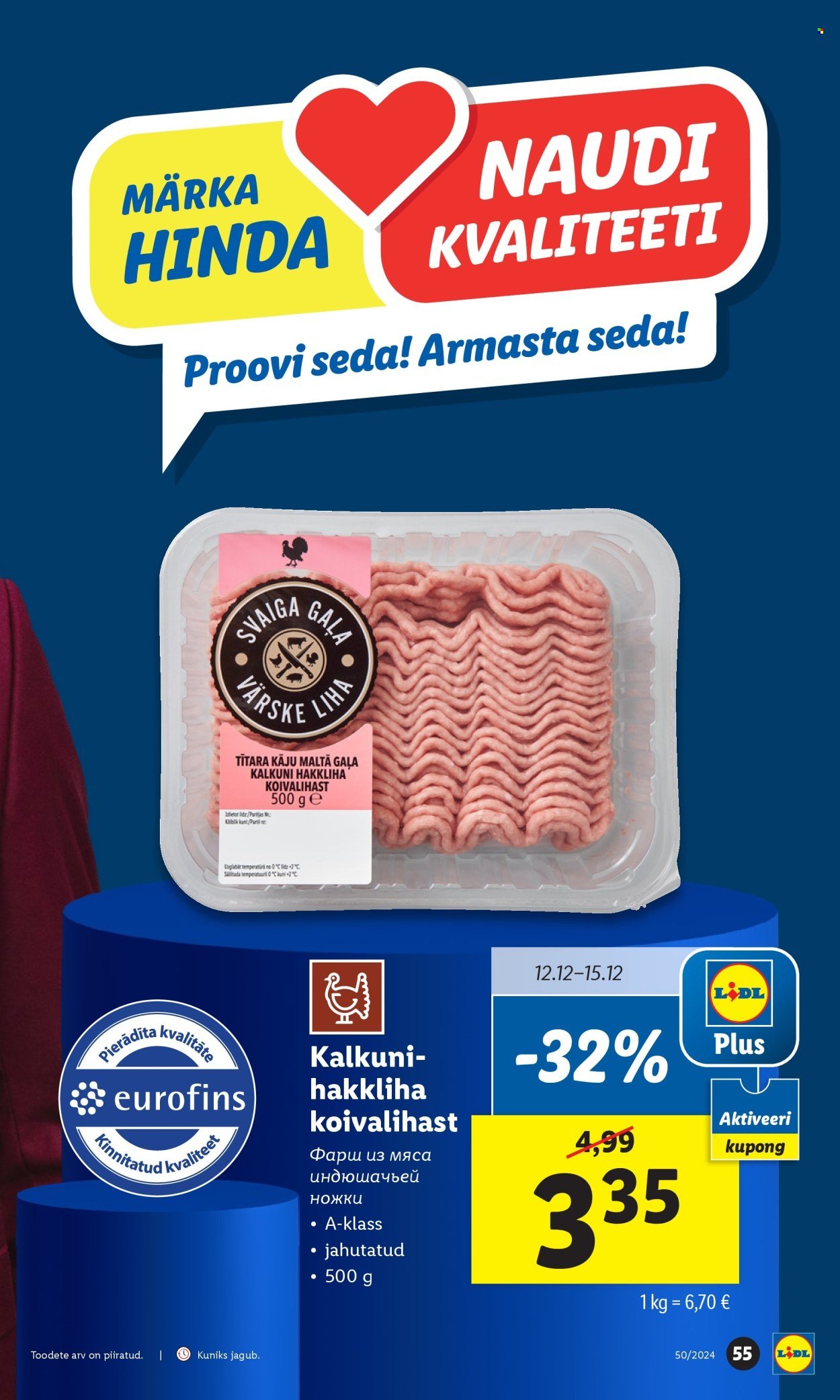 lidl - Lidl kliendileht - Kliendilehed (9.12 - 15.12.2024) - page: 55