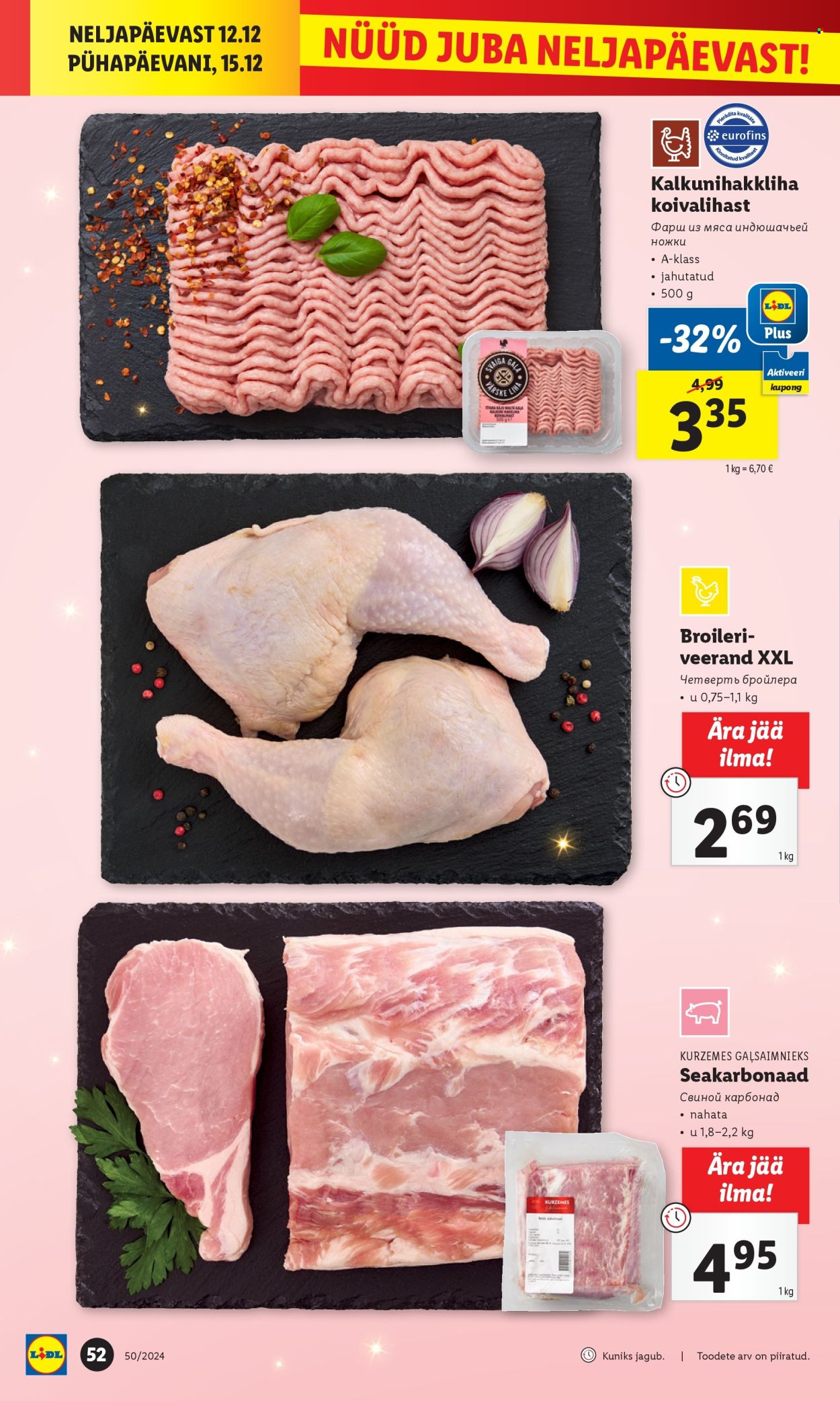 lidl - Lidl kliendileht - Kliendilehed (9.12 - 15.12.2024) - page: 52