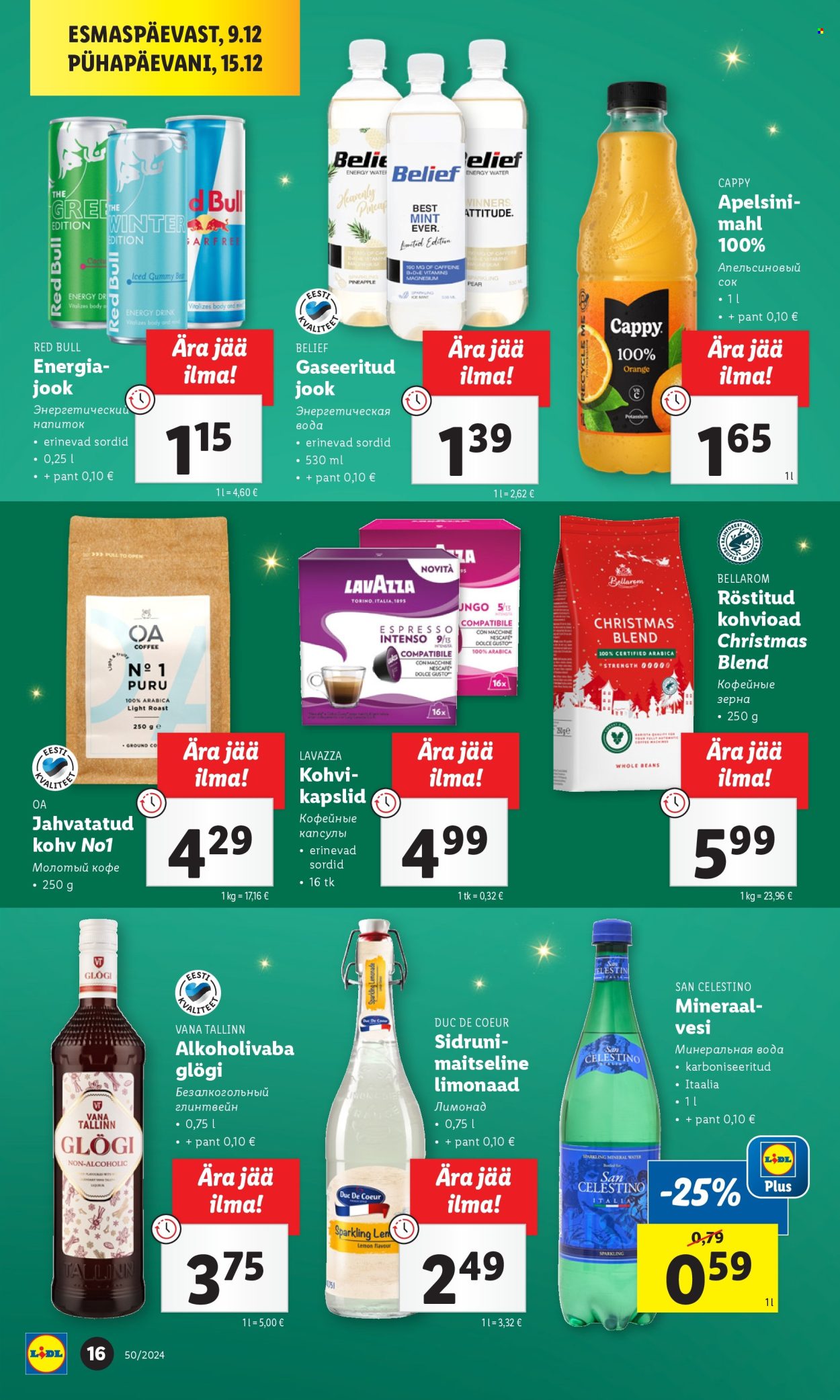 lidl - Lidl kliendileht - Kliendilehed (9.12 - 15.12.2024) - page: 16