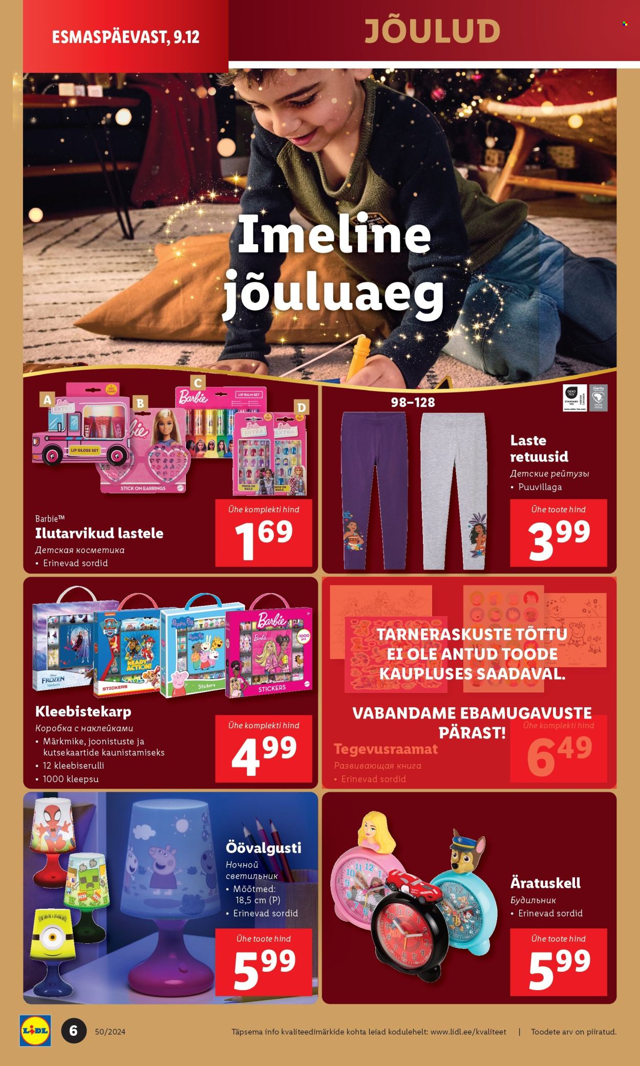 lidl - Lidl kliendileht - Tööstuskaupade kliendilehed (9.12 - 15.12.2024) - page: 6